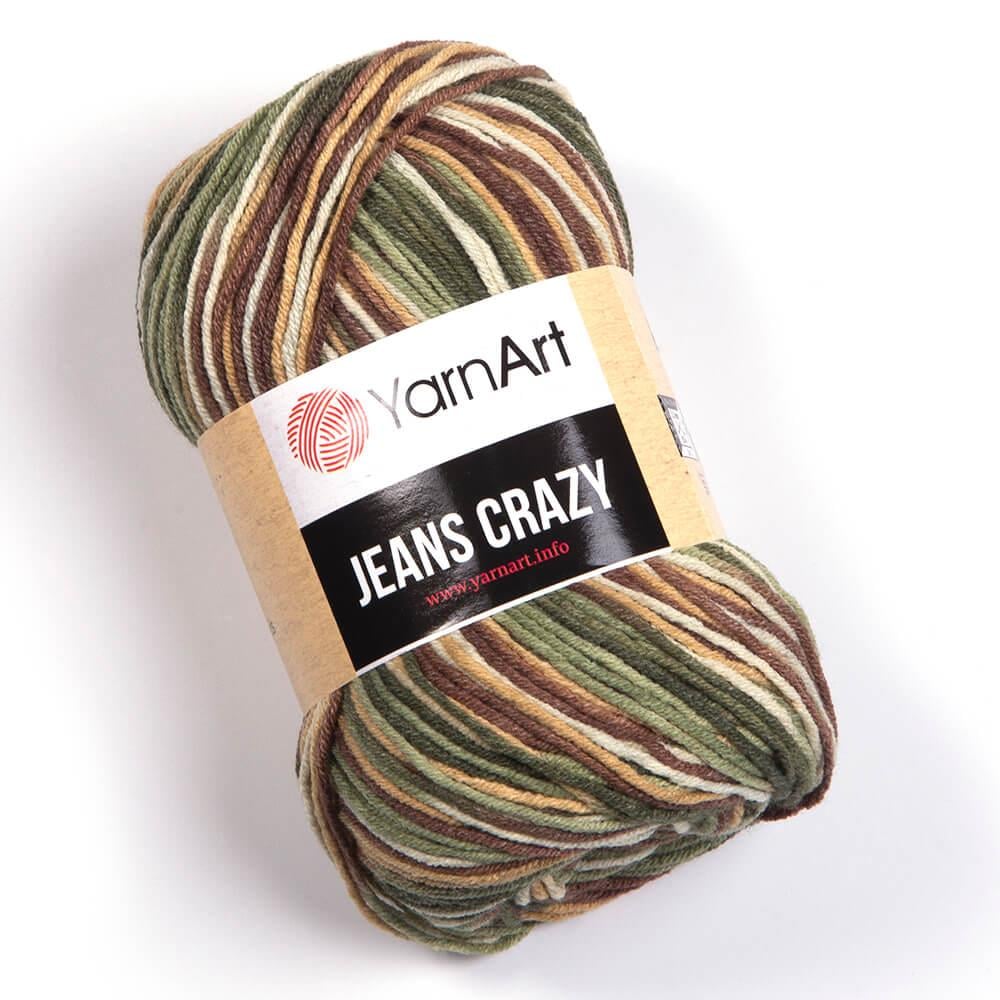 YarnArt Jeans Crazy El Örgü İpliği 50gr 7203 Çok Renkli  - 1 ADET
