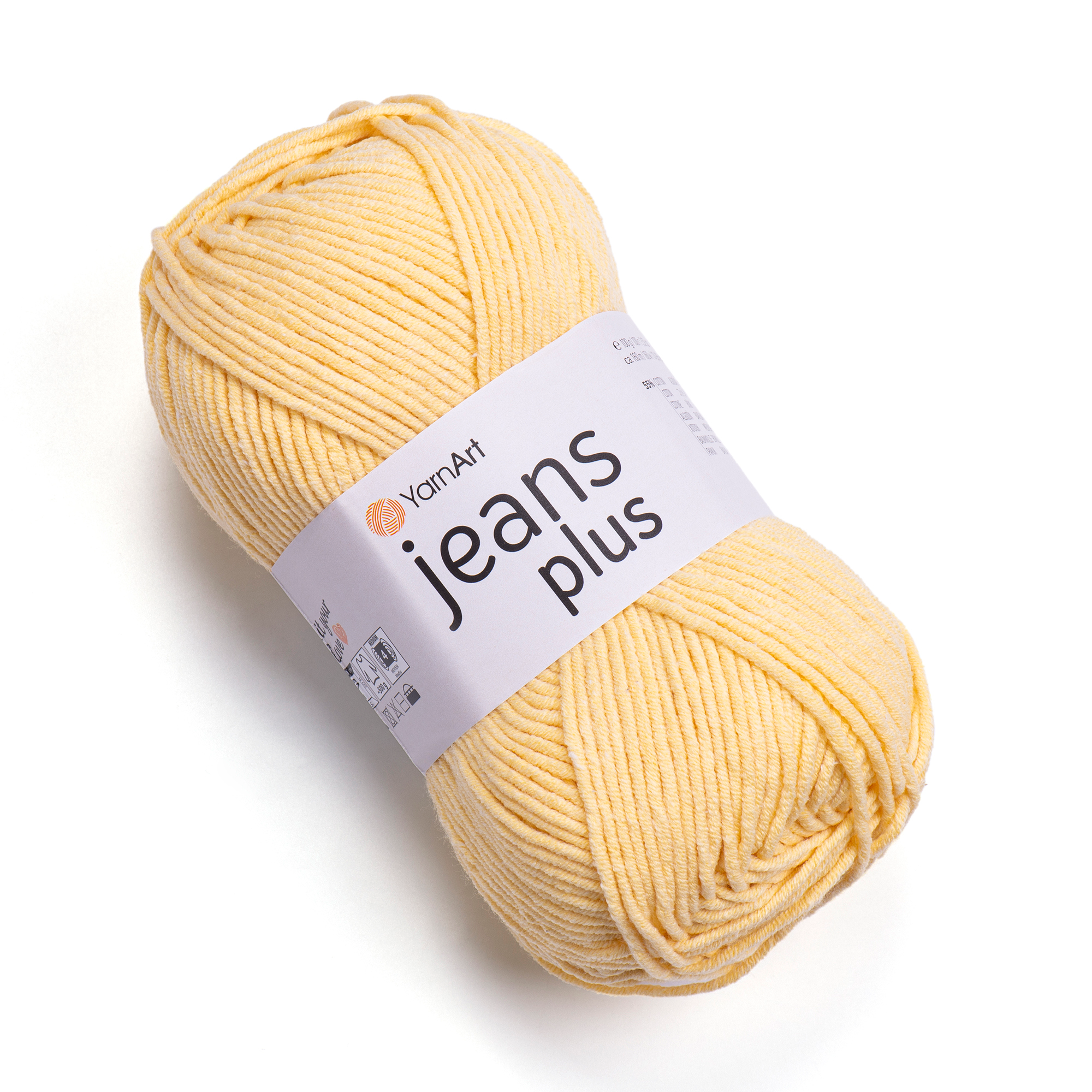 YarnArt Jeans Plus El Örgü İpliği 100gr 88 Açık Sarı  - 1 ADET