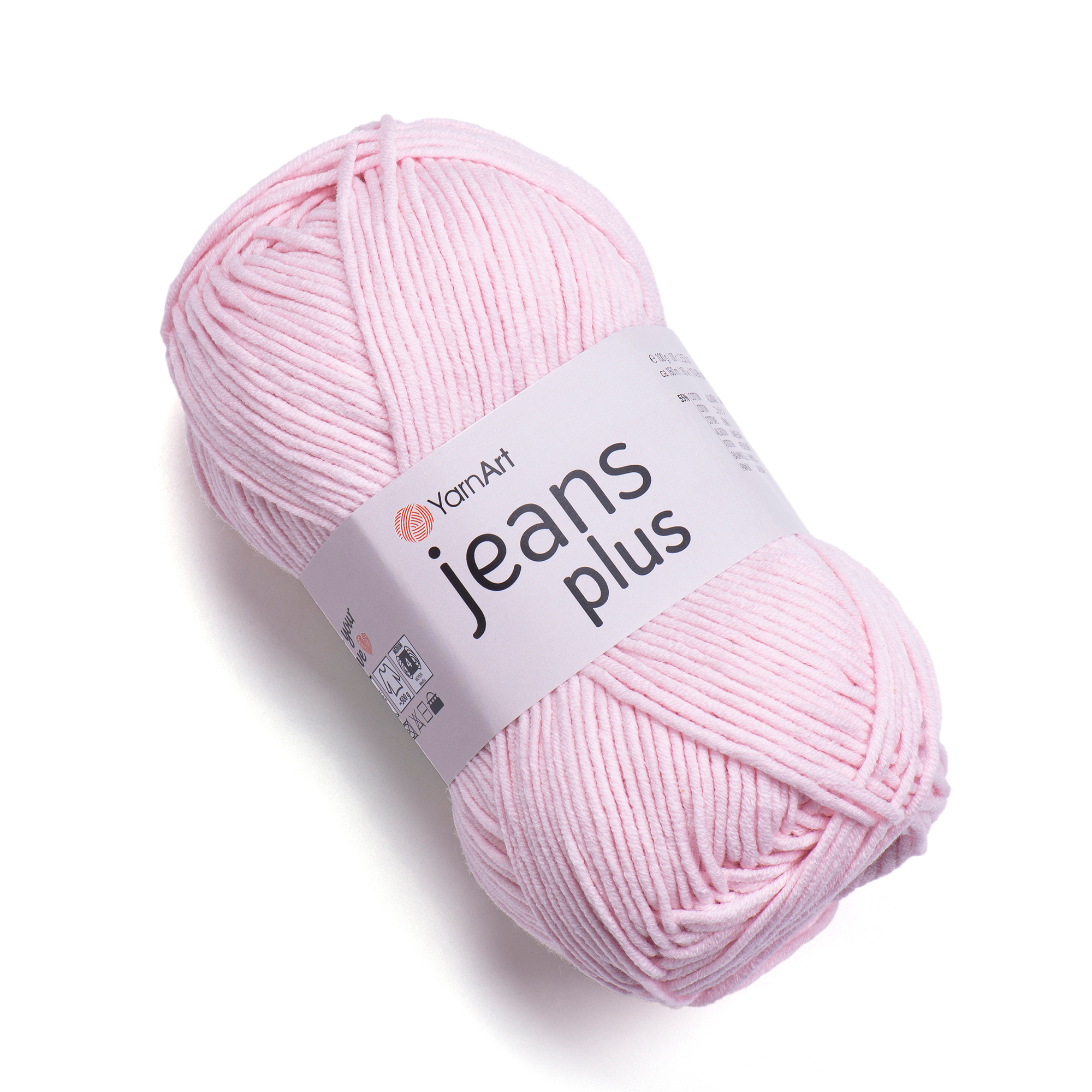 YarnArt Jeans Plus El Örgü İpliği 100gr 18 Pembe  - 1 ADET