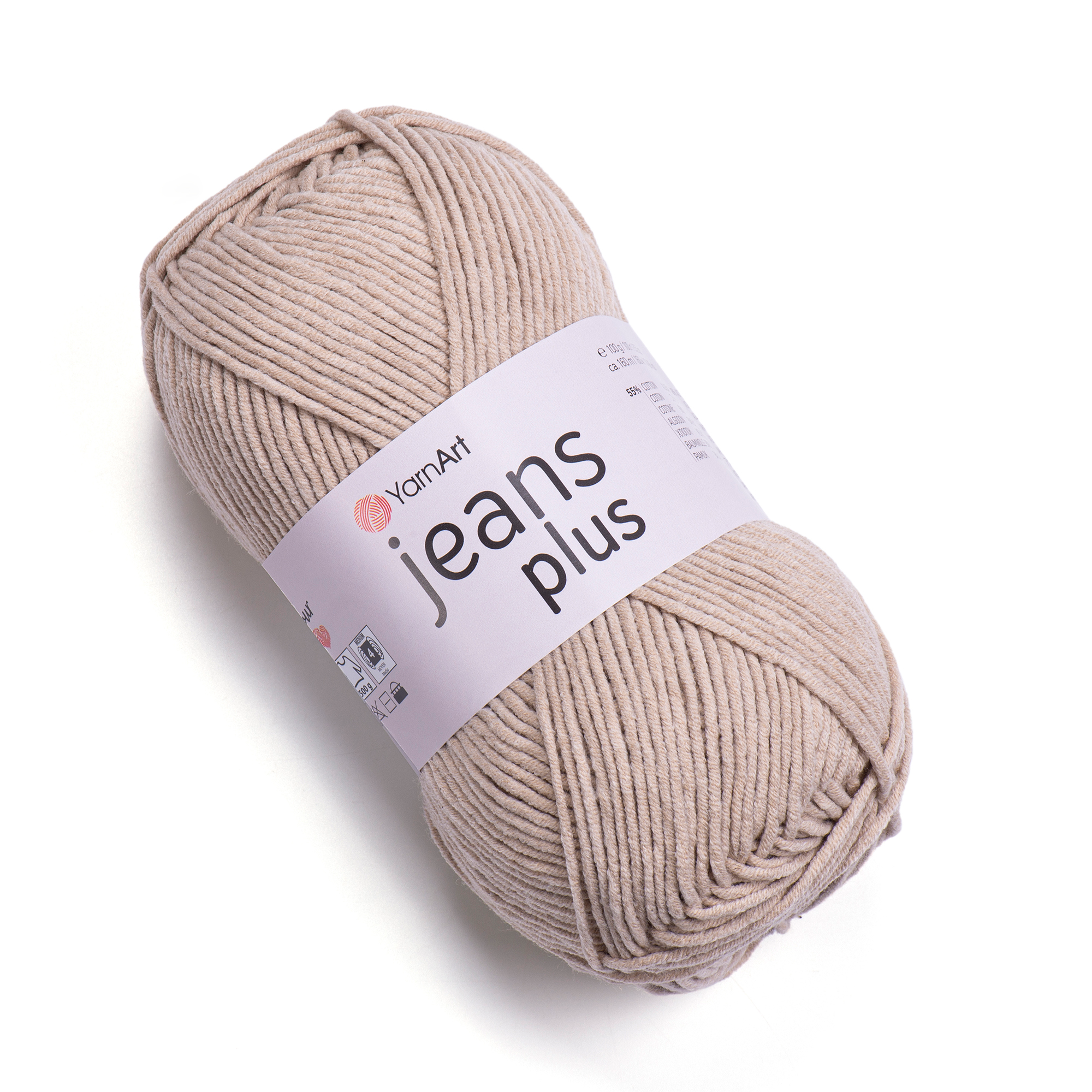 YarnArt Jeans Plus El Örgü İpliği 100gr 87 Bej  - 1 ADET