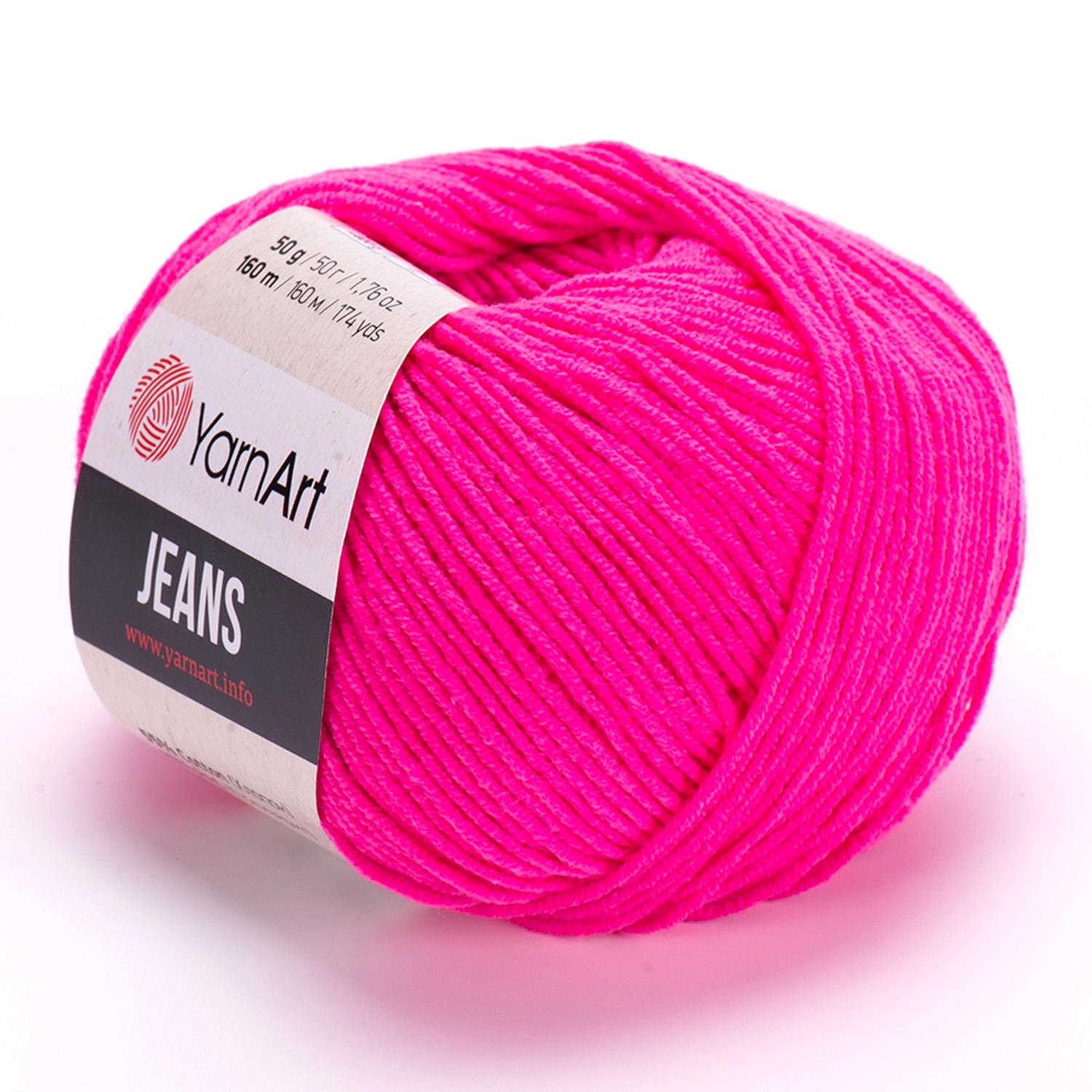 YarnArt Jeans/59 Neon Pembe/