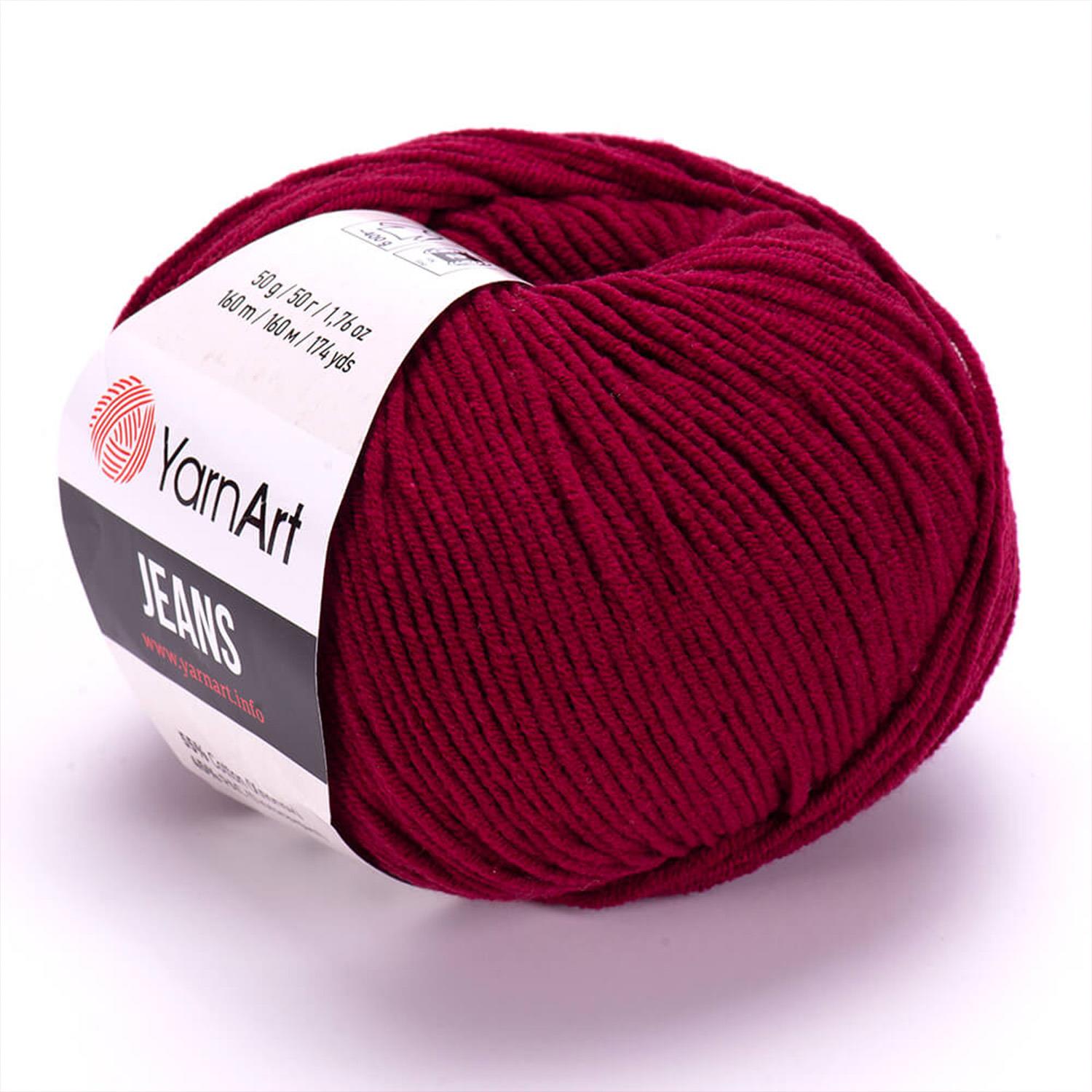 YarnArt Jeans/66 Bordo/
