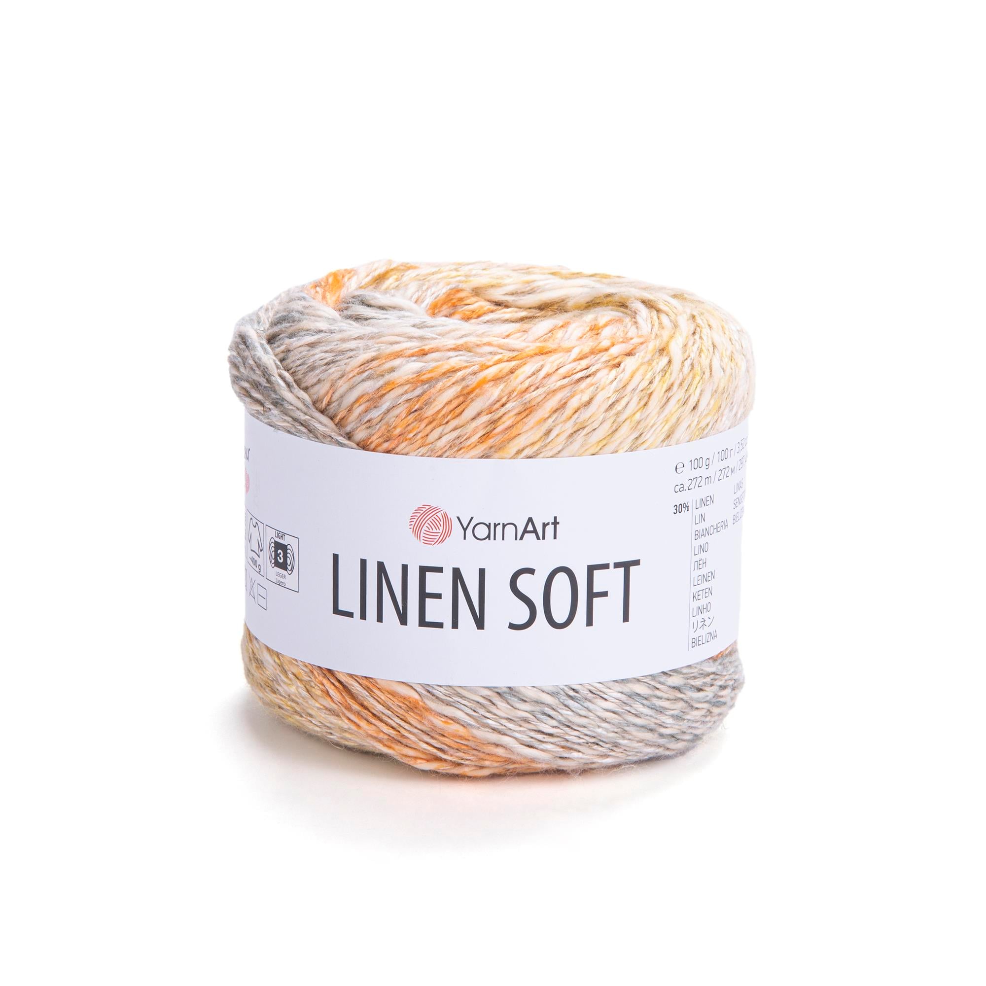 YarnArt Linen Soft El Örgü İpliği 7403 Çok Renkli - 1 ADET