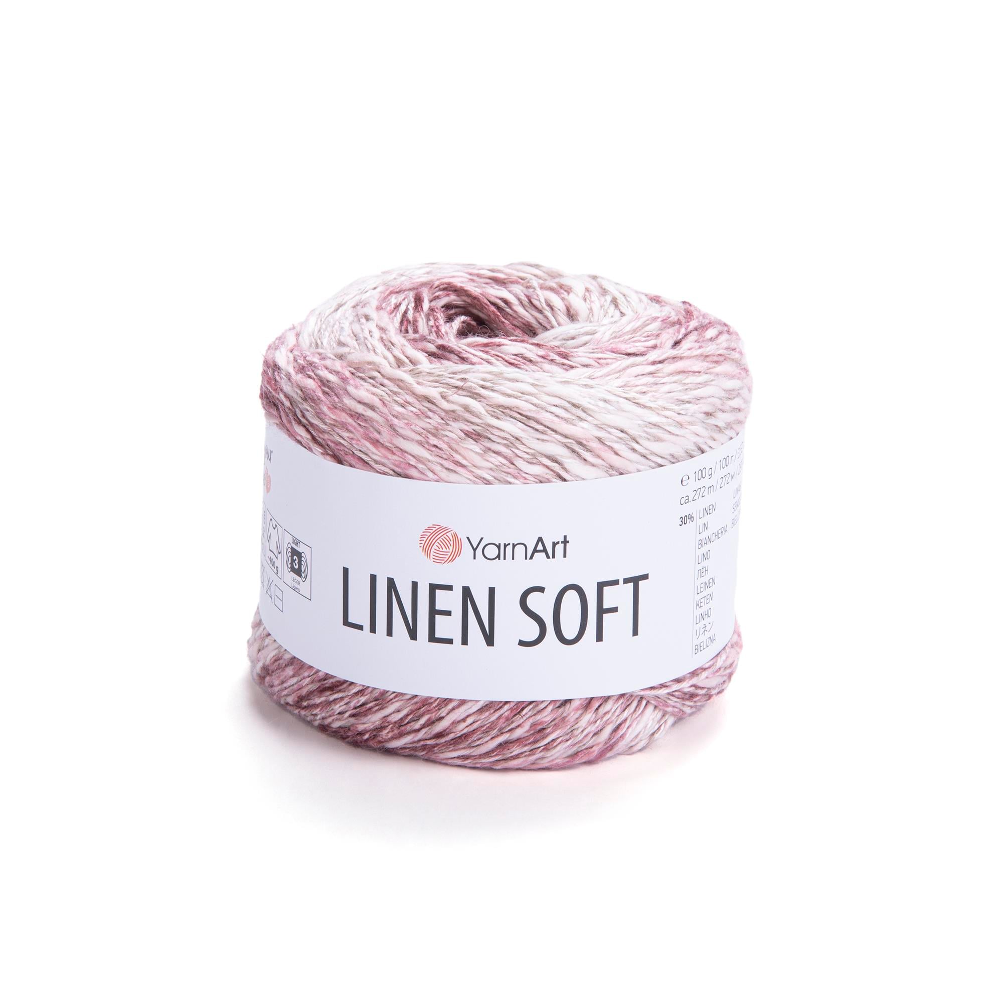 YarnArt Linen Soft El Örgü İpliği 7405 Çok Renkli - 1 ADET