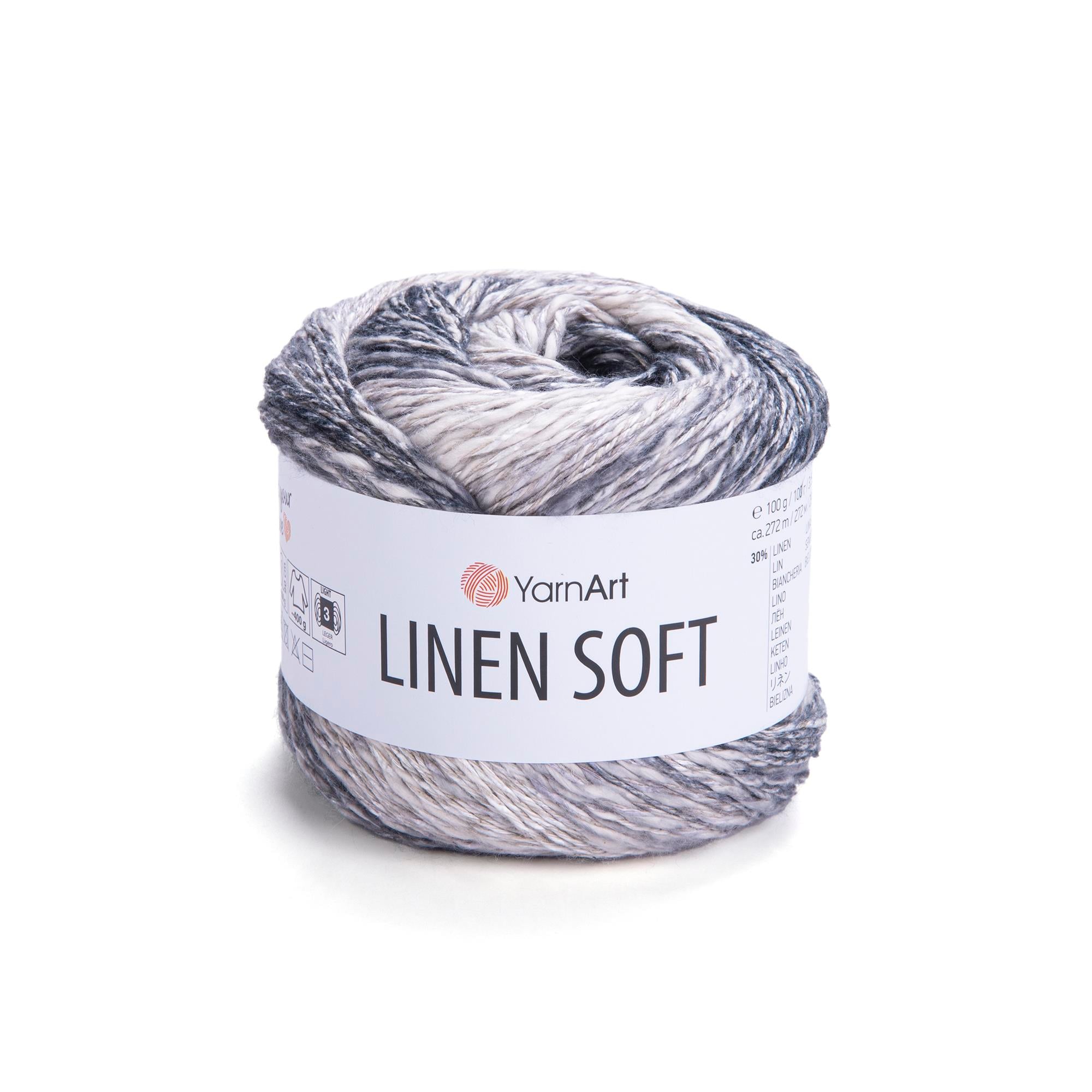 YarnArt Linen Soft El Örgü İpliği 7406 Çok Renkli - 1 ADET