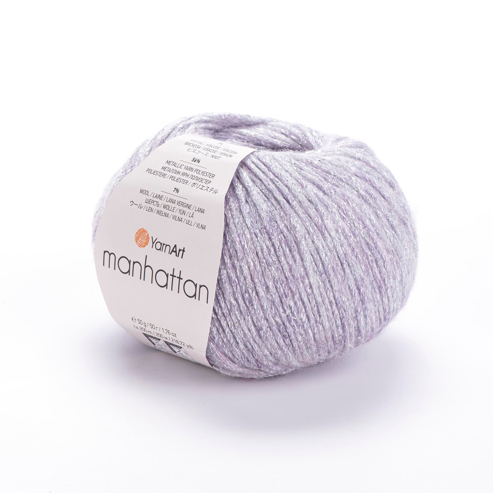 YarnArt Manhattan El Örgü İpliği 50gr 910 Gri  - 1 ADET