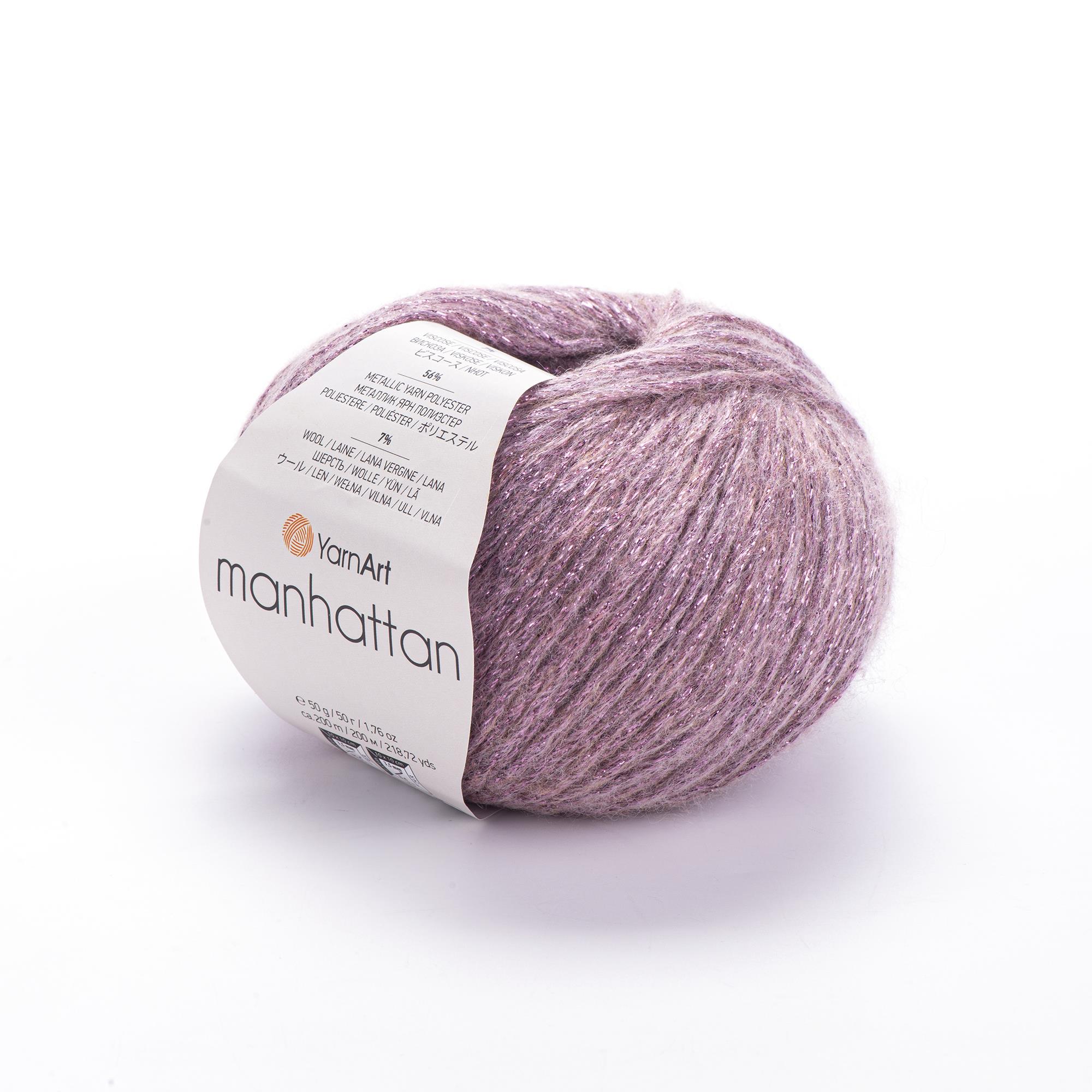 YarnArt Manhattan El Örgü İpliği 50gr 909 Gül Kurusu  - 1 ADET