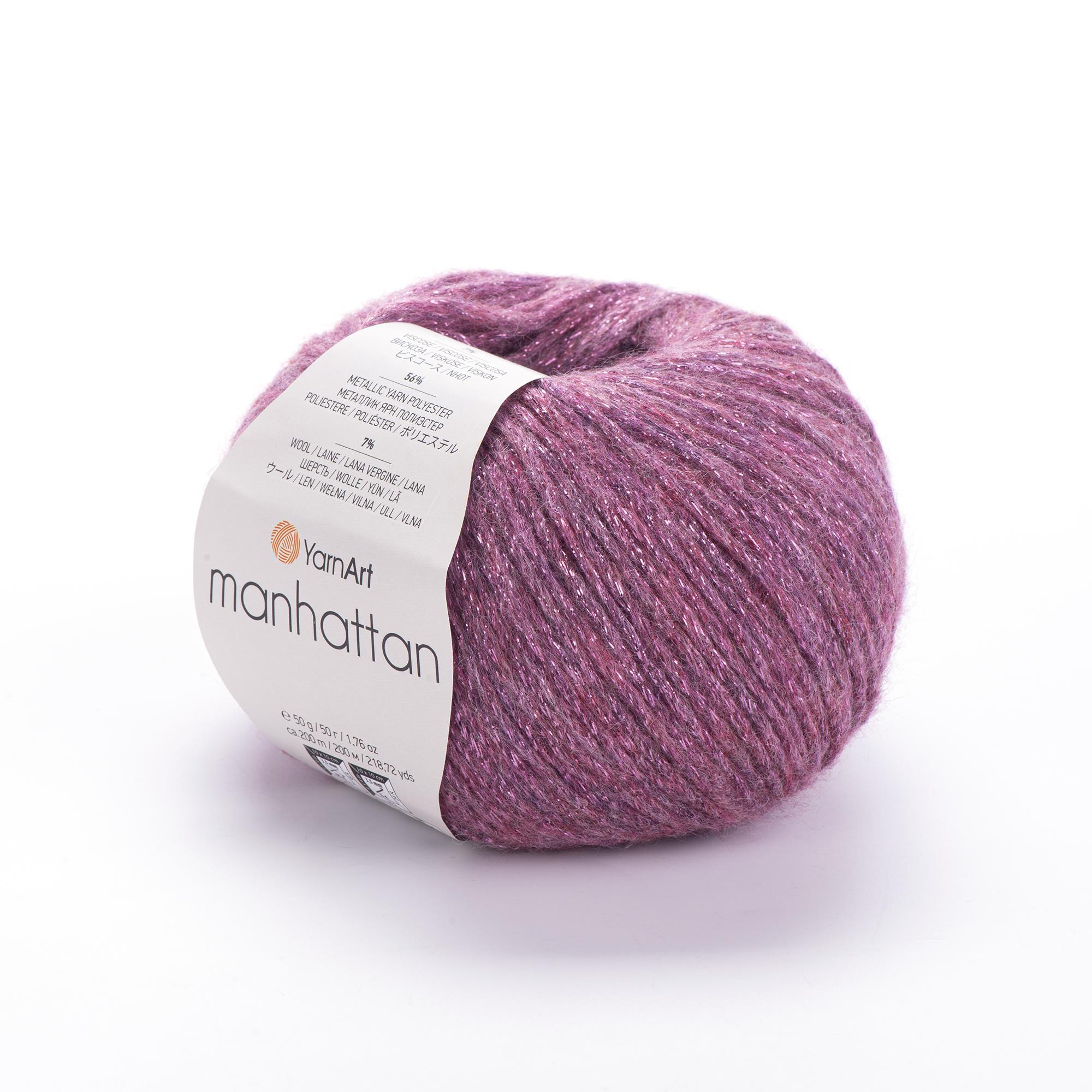 YarnArt Manhattan El Örgü İpliği 50gr 905 Pembe  - 1 ADET