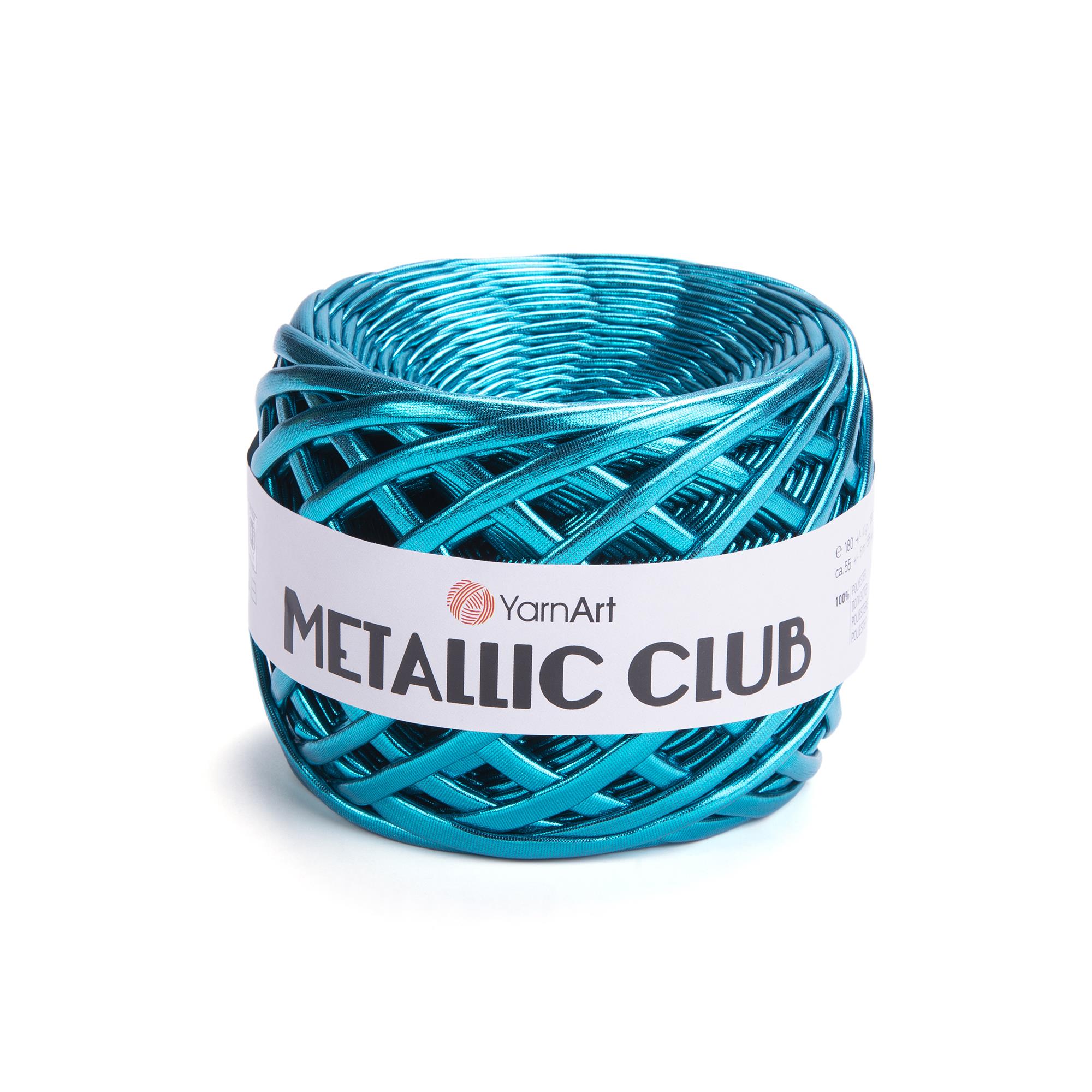 YarnArt Metalic Club El Örgü İpliği 180gr 8126 Turkuaz  - 1 ADET