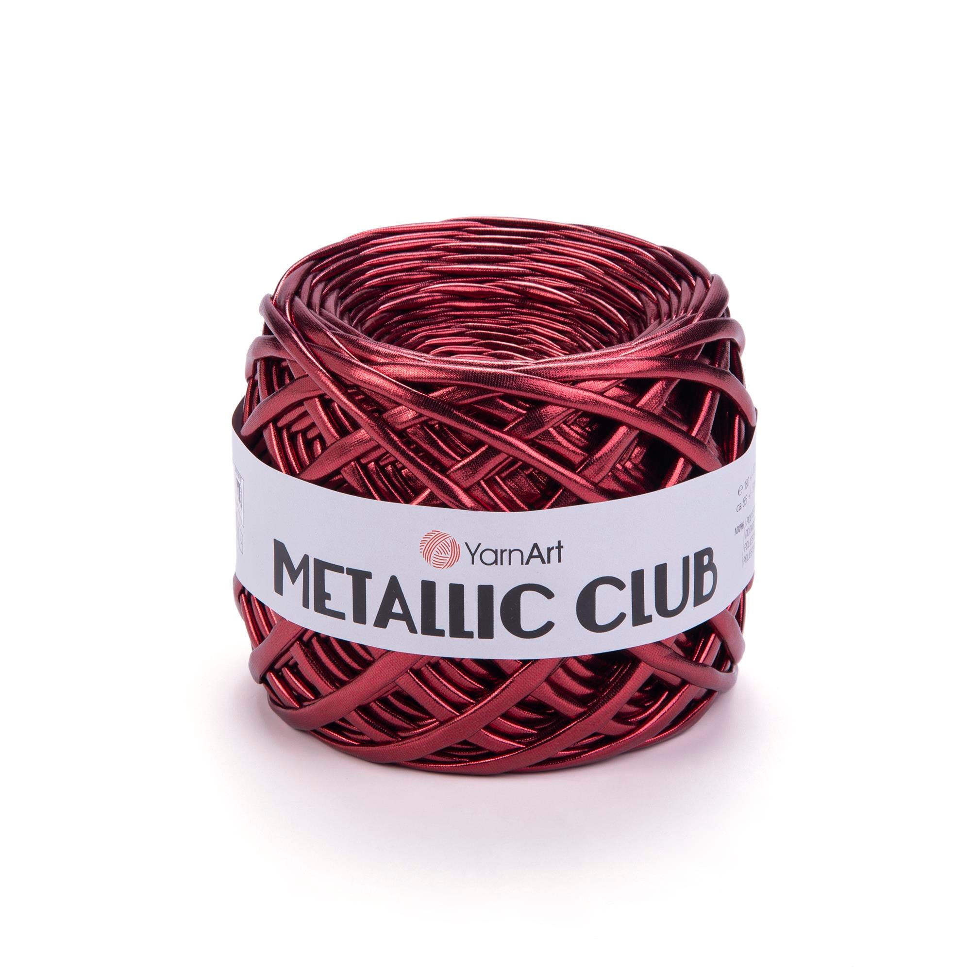 YarnArt Metalic Club El Örgü İpliği 180gr 8113 Bordo  - 1 ADET