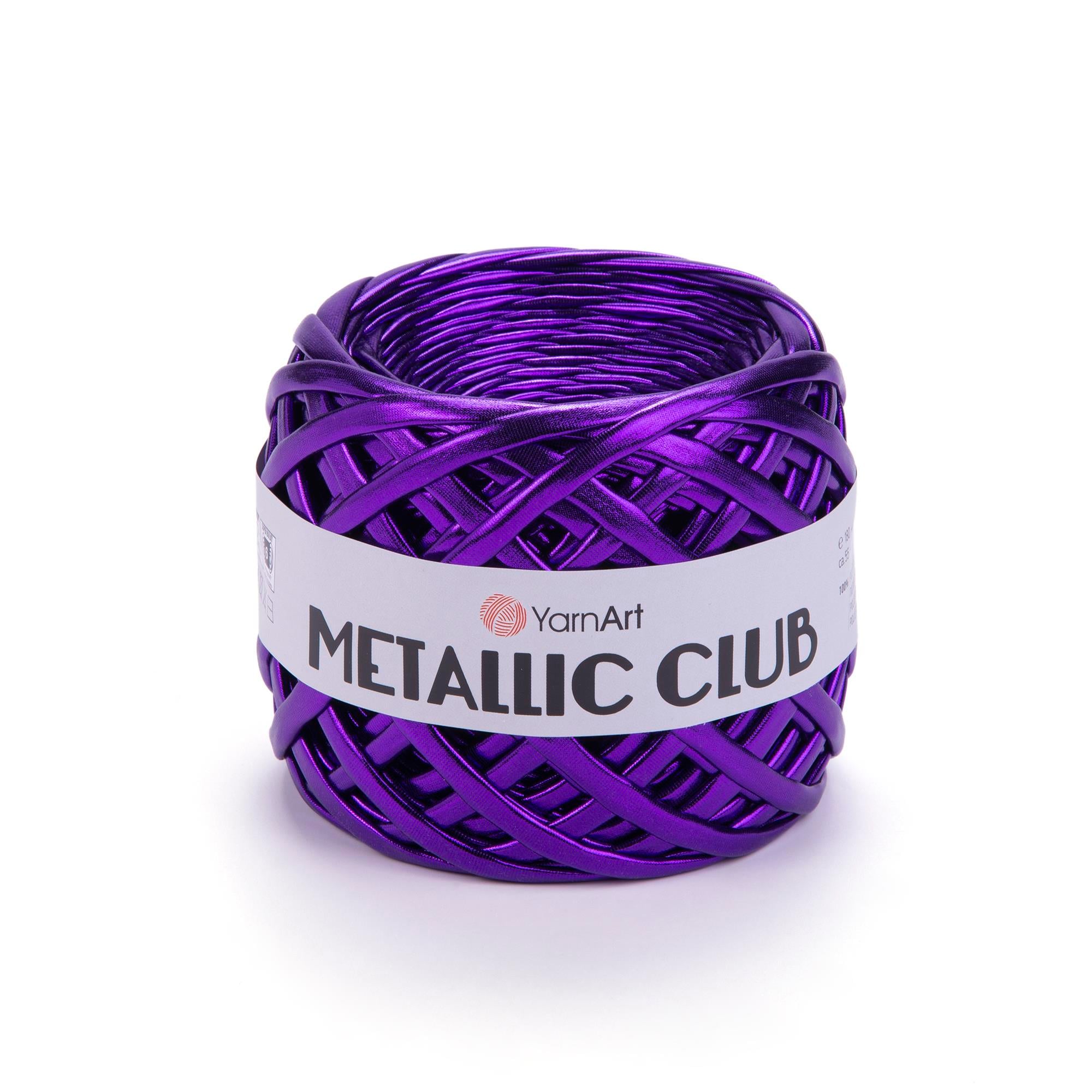 YarnArt Metalic Club El Örgü İpliği 180gr 8114 Mor  - 1 ADET