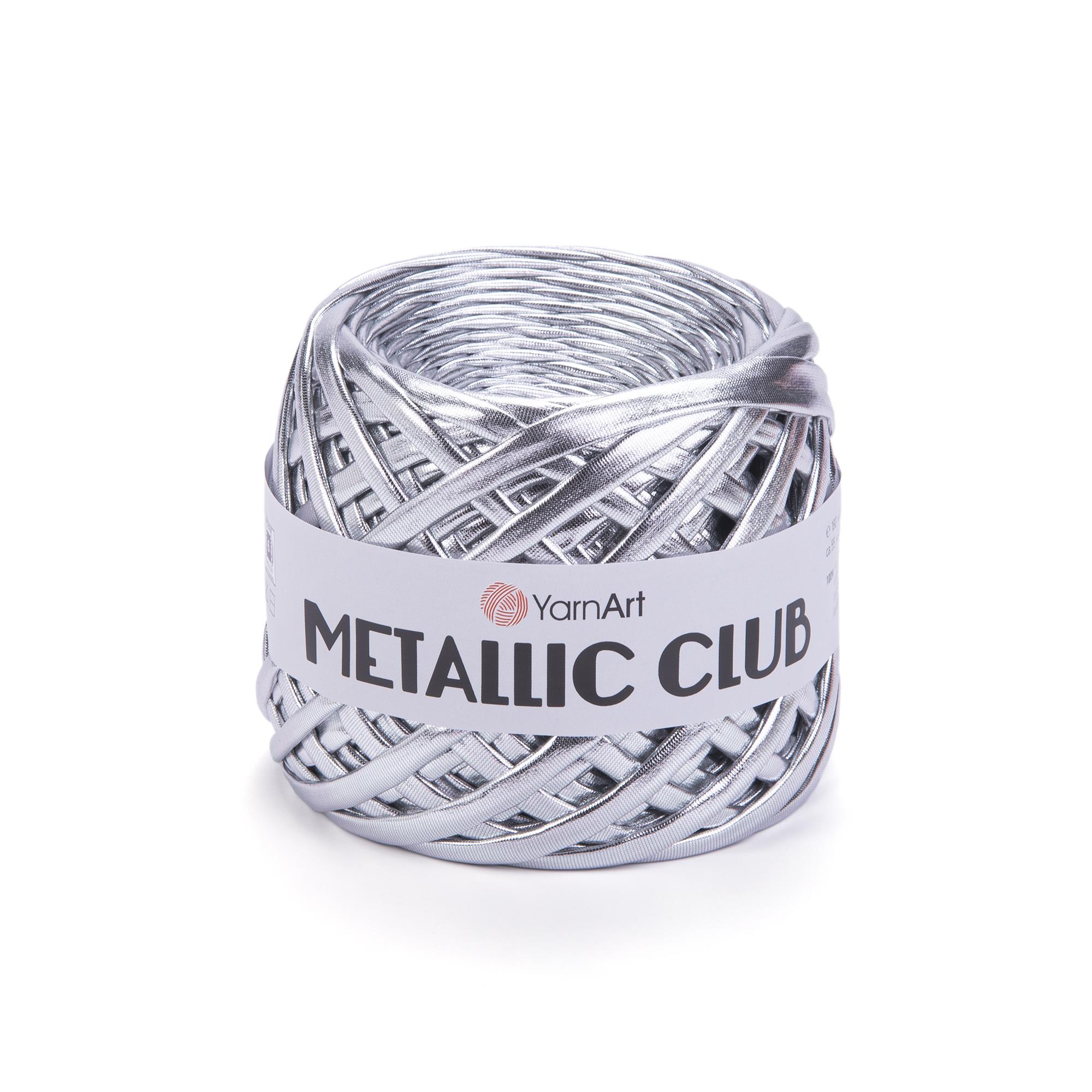 YarnArt Metalic Club El Örgü İpliği 180gr 8102 Gümüş - 1 ADET