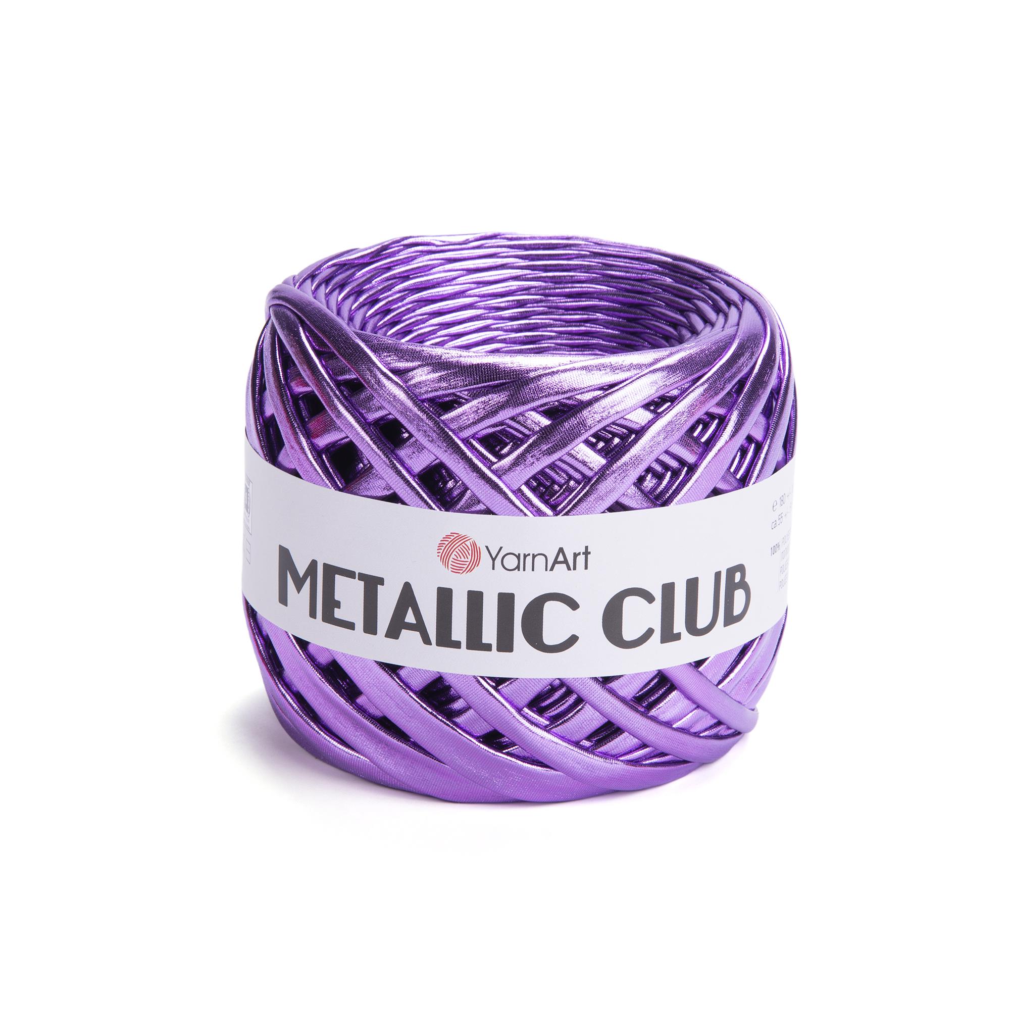 YarnArt Metalic Club El Örgü İpliği 180gr 8127 Eflatun  - 1 ADET