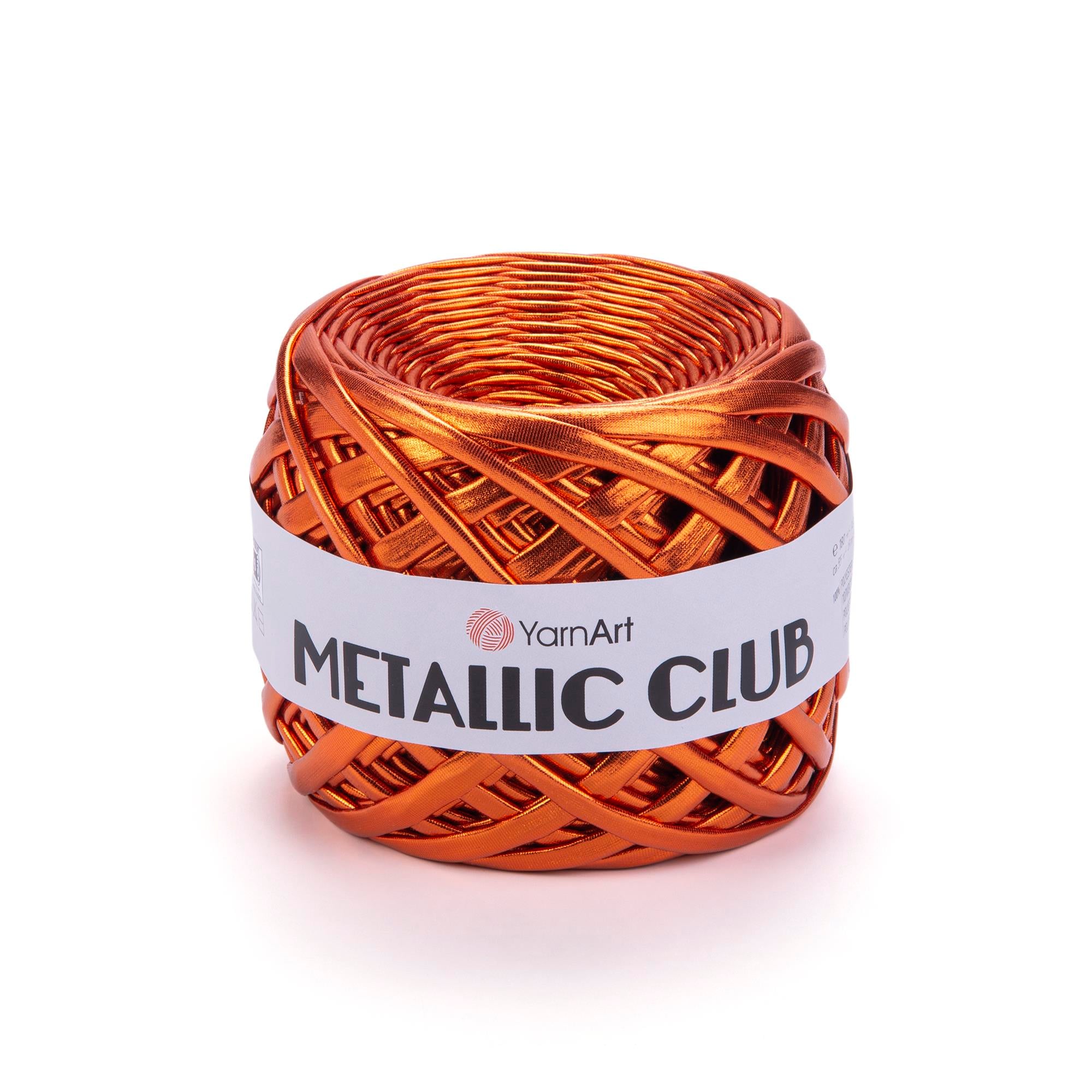 YarnArt Metalic Club El Örgü İpliği 180gr 8107 Turuncu  - 1 ADET