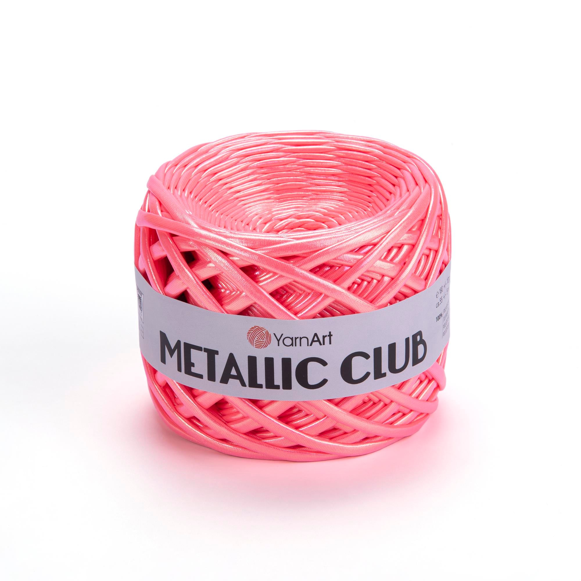 YarnArt Metalic Club El Örgü İpliği 180gr 8123 Neon Pembe  - 1 ADET
