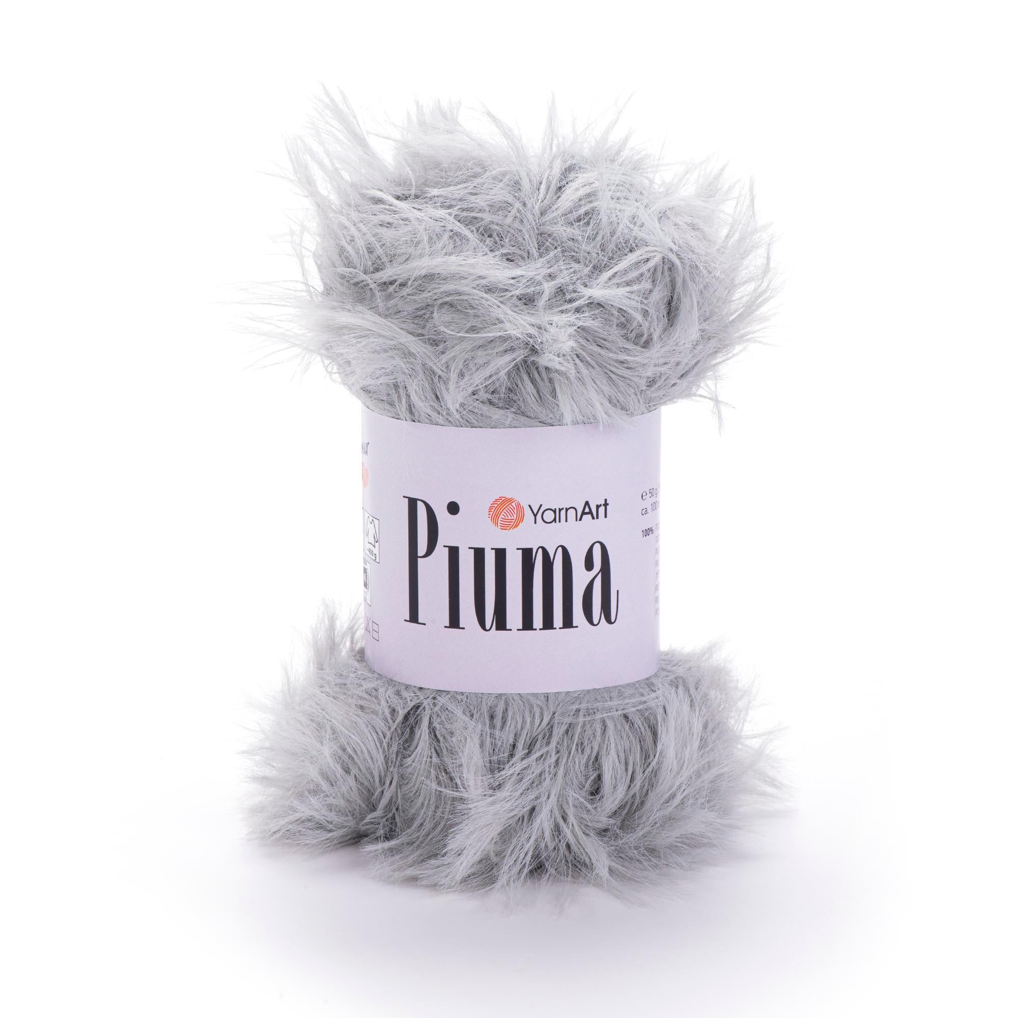 YarnArt Piuma El Örgü İpliği 50gr 100mt 4406 Gri - 1 ADET