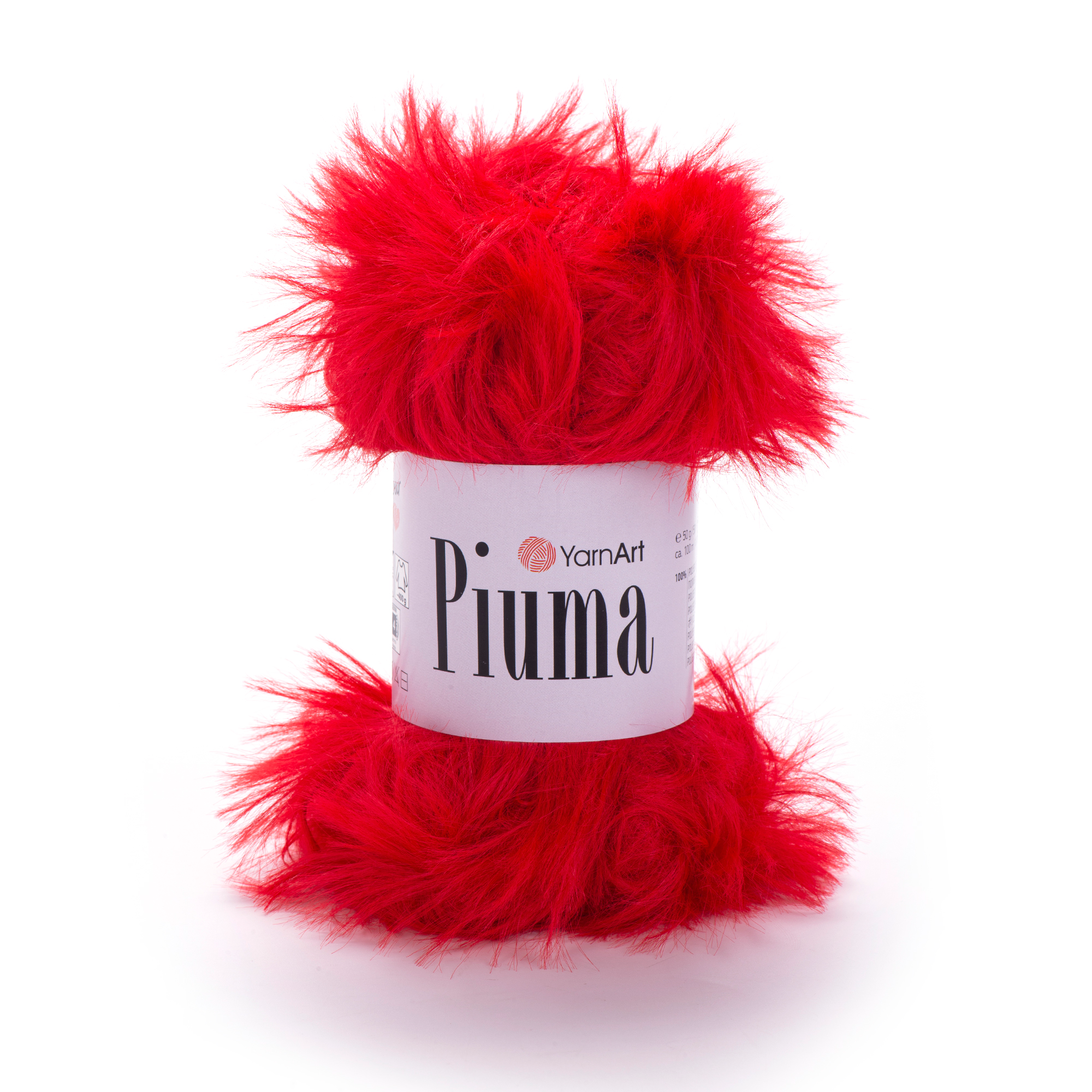 YarnArt Piuma El Örgü İpliği 50gr 100mt 4414 Kırmızı  - 1 ADET
