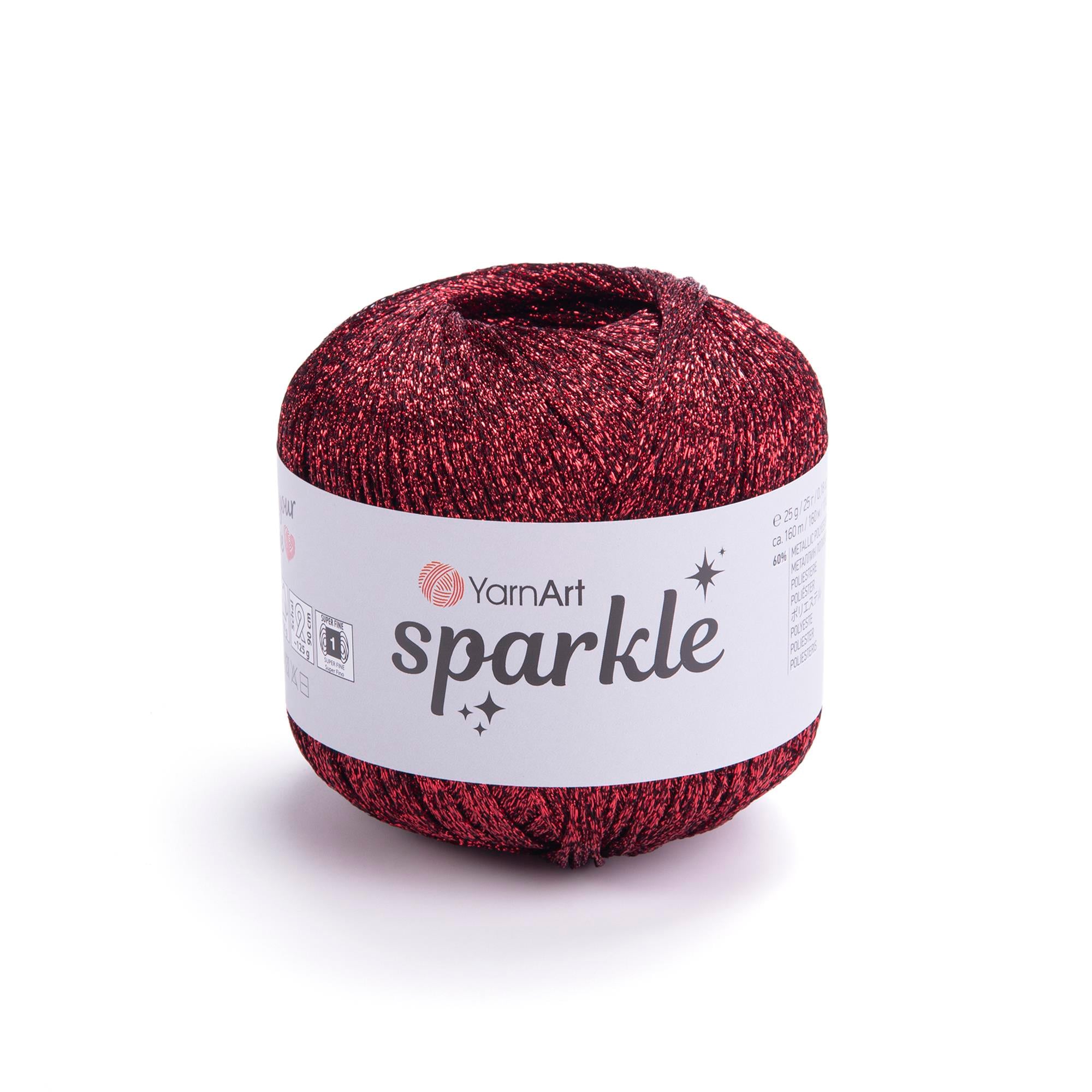 YarnArt Sparkle El Örgü İpliği 25gr 1345 Kırmızı  - 1 ADET