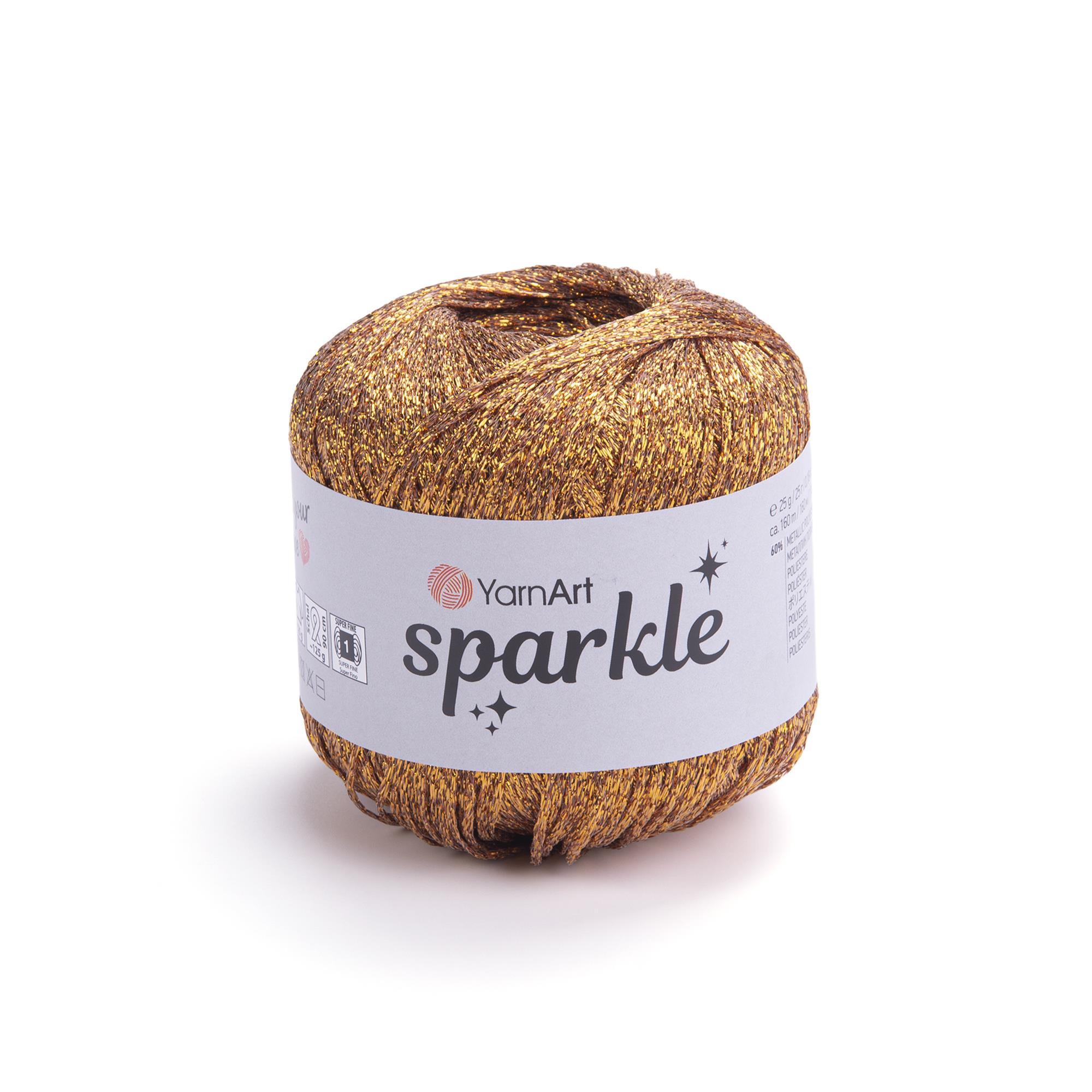 YarnArt Sparkle El Örgü İpliği 25gr 1312 Koyu Gold  - 1 ADET