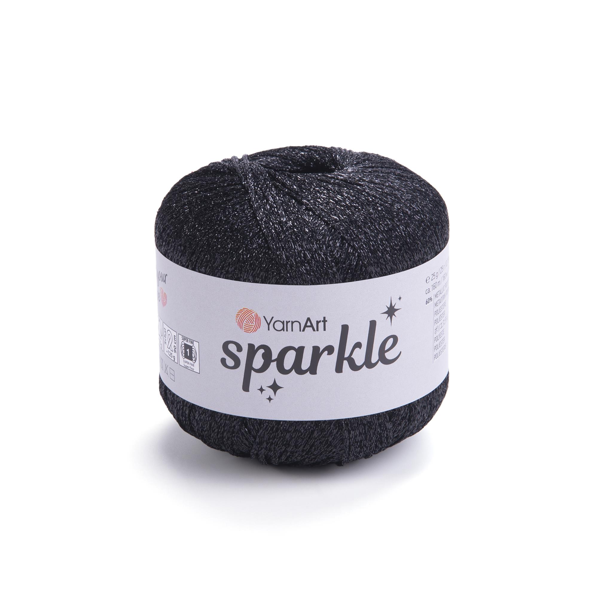 YarnArt Sparkle El Örgü İpliği 25gr 1360 Siyah  - 1 ADET