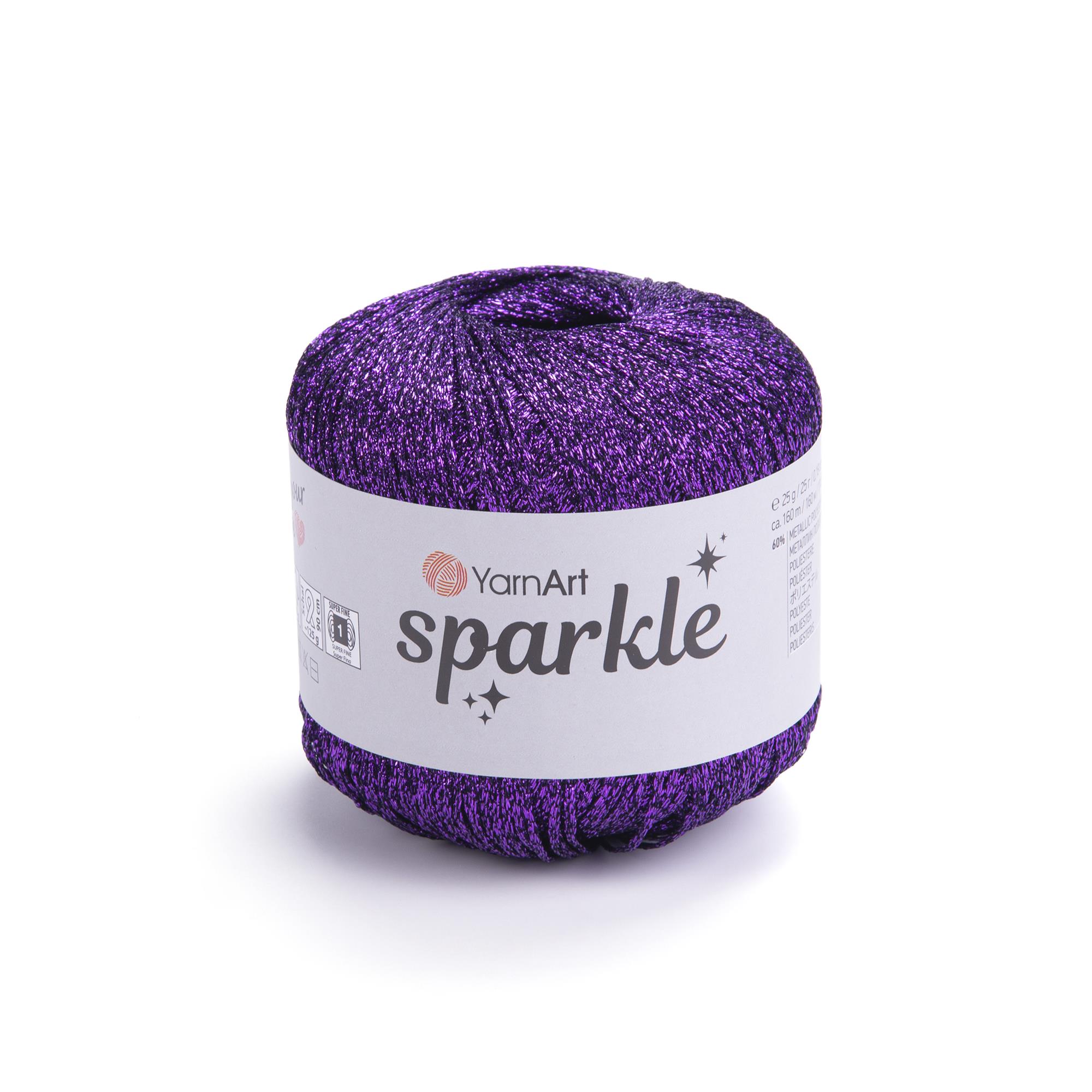 YarnArt Sparkle El Örgü İpliği 25gr 1342 Mor  - 1 ADET