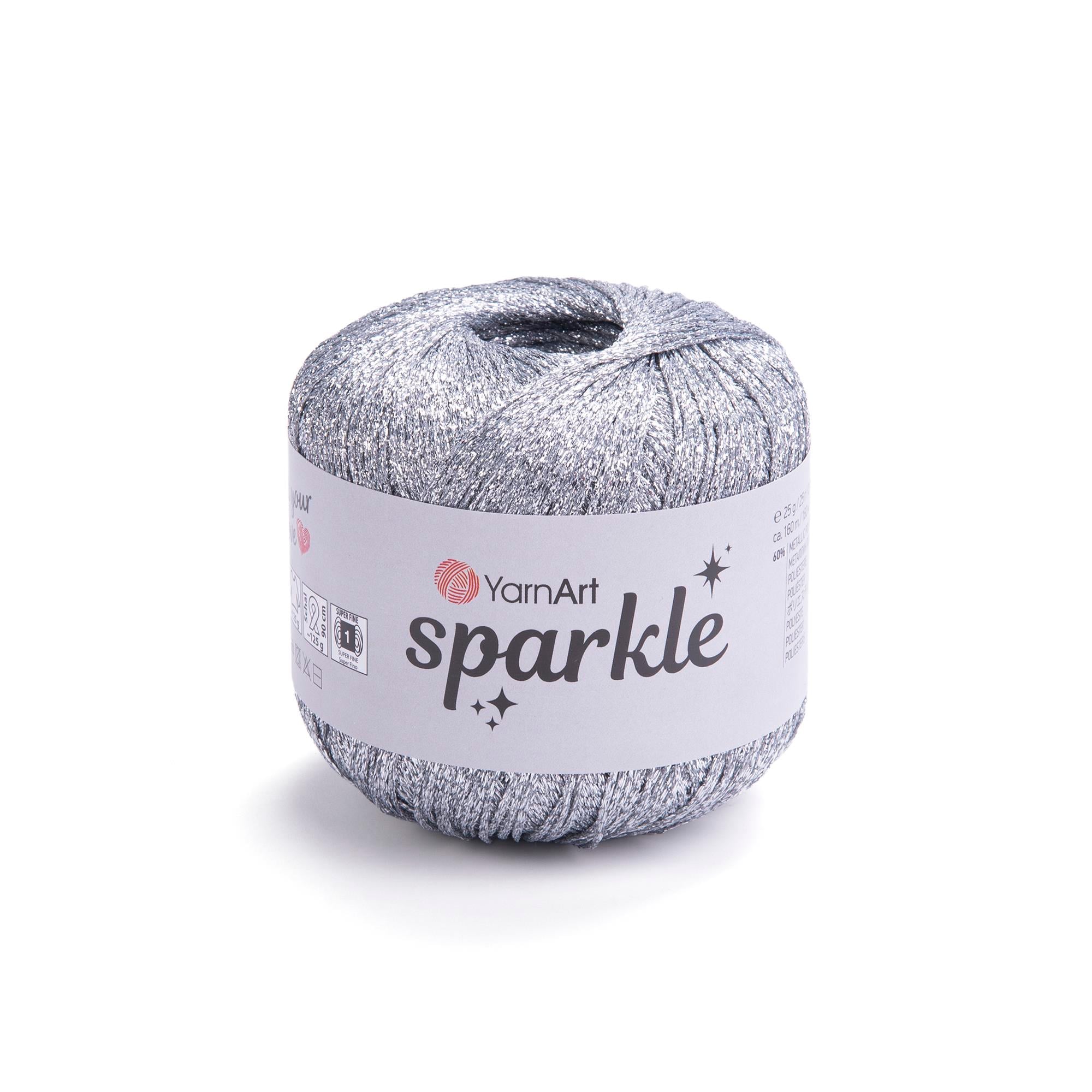 YarnArt Sparkle El Örgü İpliği 25gr 1300 Gümüş  - 1 ADET