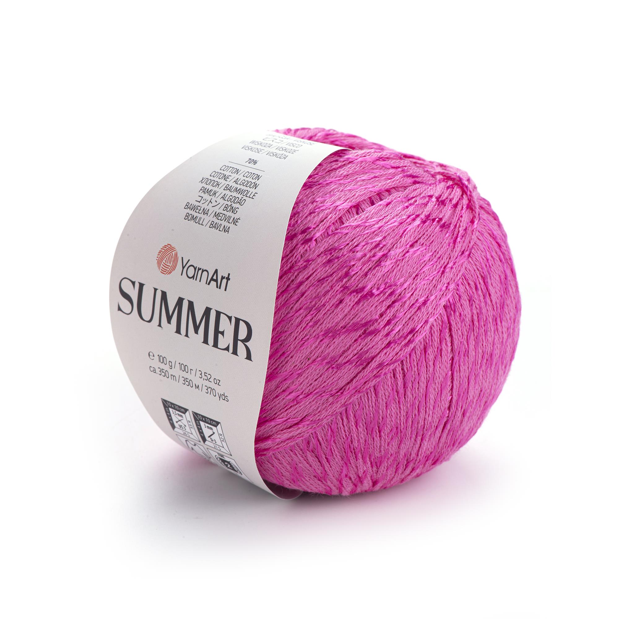 YarnArt Summer El Örgü İpliği 45 Pembe  - 1 ADET