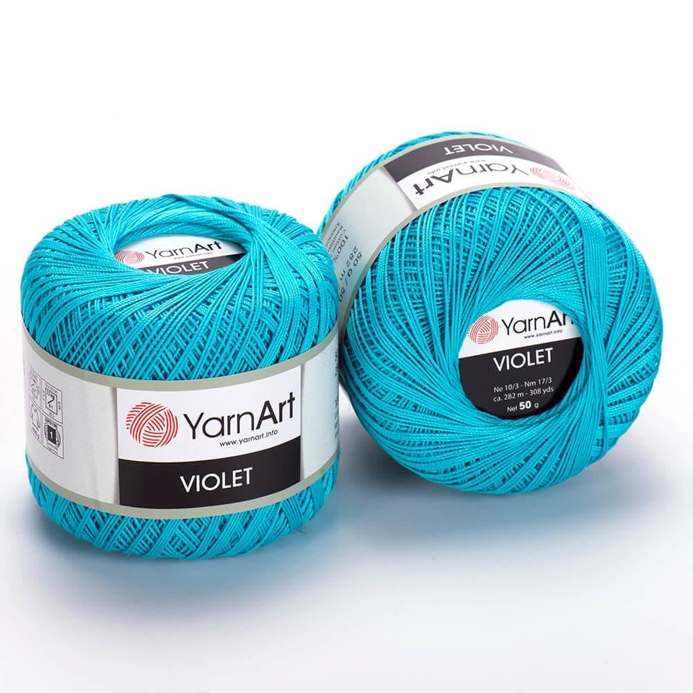 YarnArt Violet El Örgü İpliği 50gr 08 Turkuaz  - 1 ADET