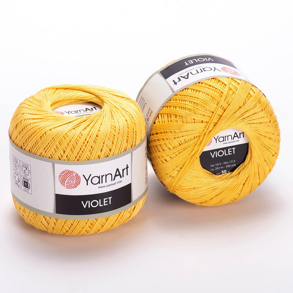 YarnArt Violet El Örgü İpliği 50gr 4653 Sarı  - 1 ADET
