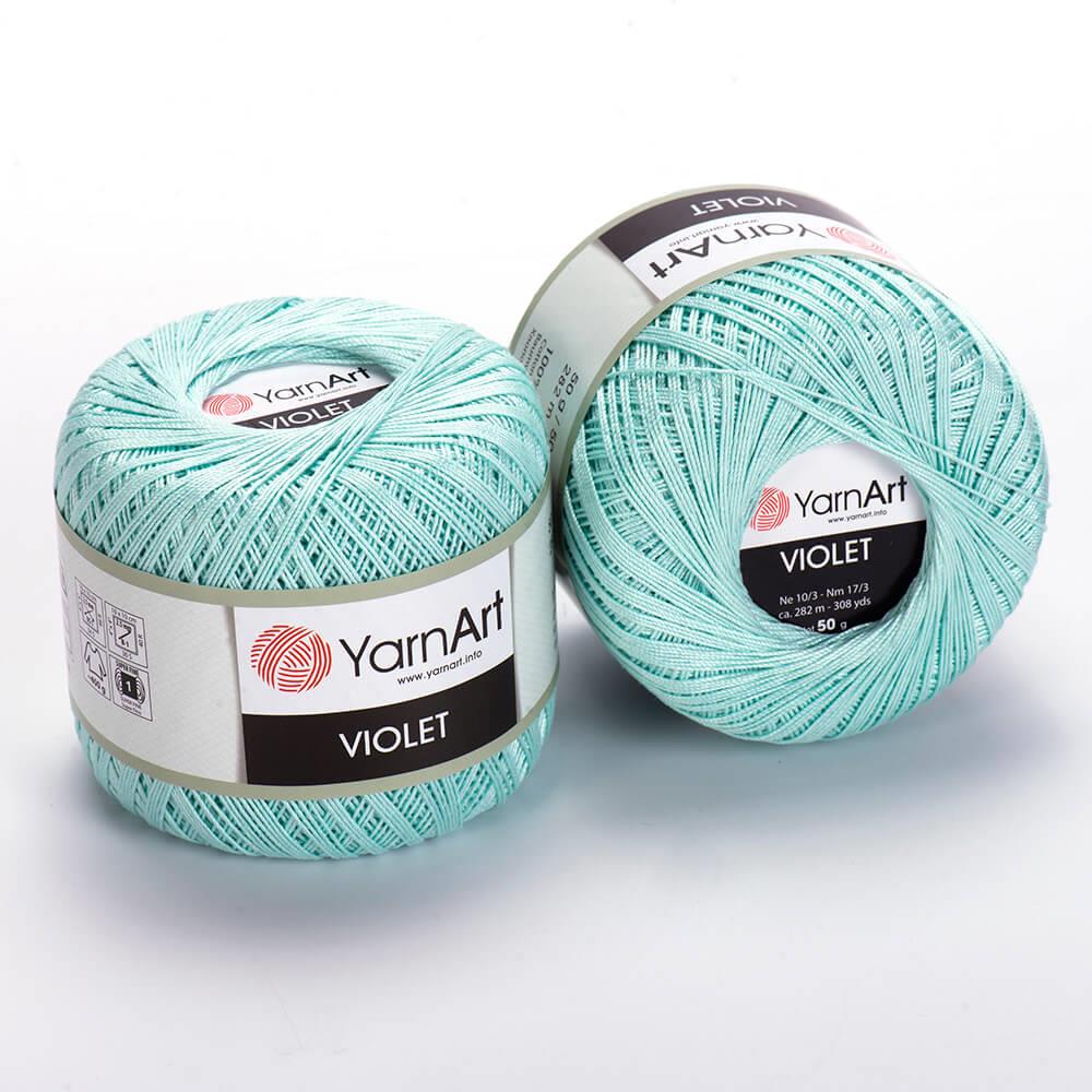 YarnArt Violet El Örgü İpliği 50gr 4939 Mint  - 1 ADET