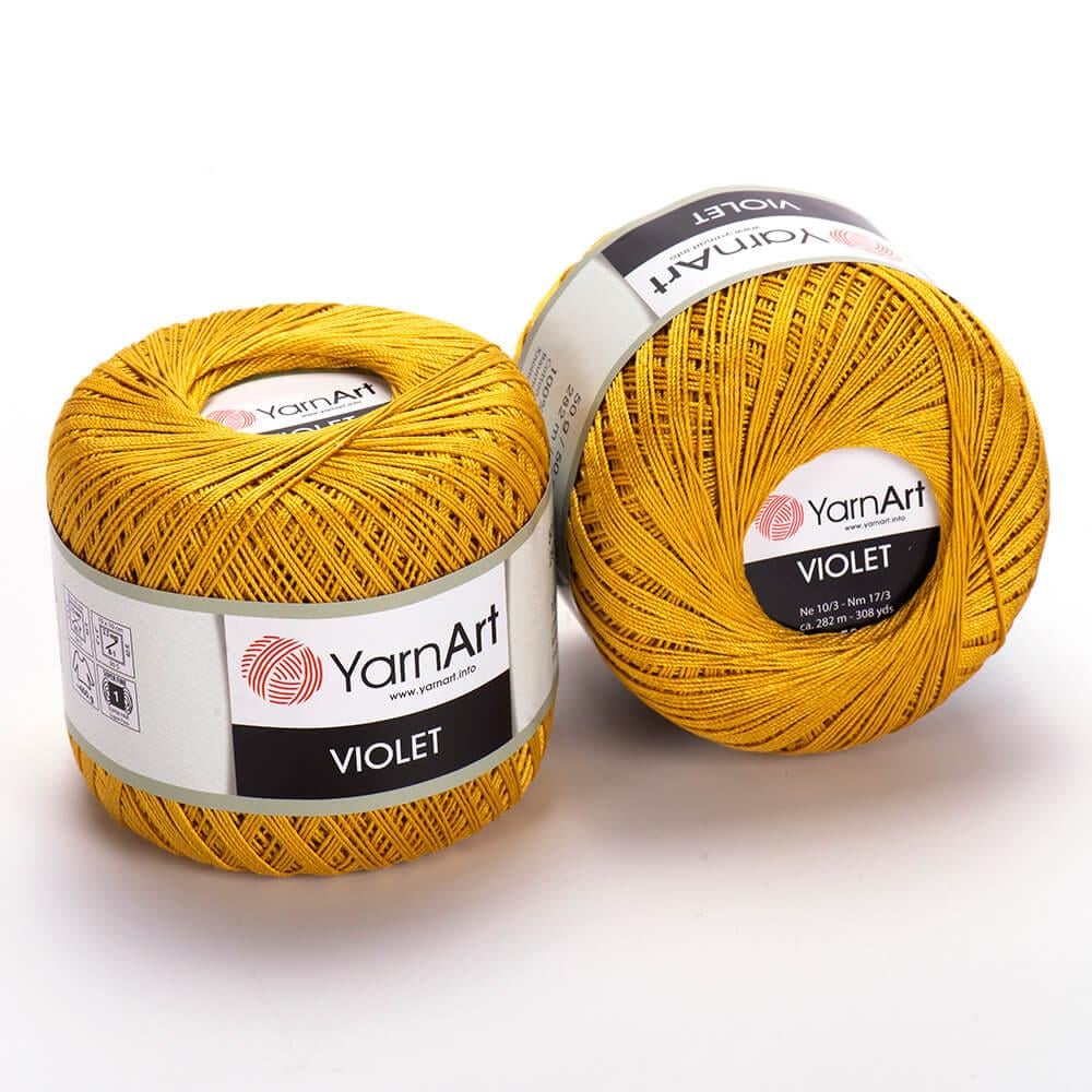 YarnArt Violet El Örgü İpliği 50gr 4940 Sarı  - 1 ADET
