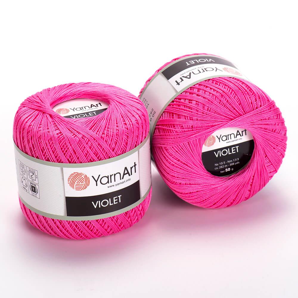 YarnArt Violet El Örgü İpliği 50gr 5001 Pembe  - 1 ADET