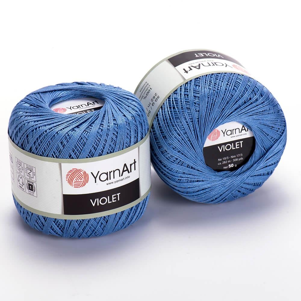 YarnArt Violet El Örgü İpliği 50gr 5351 Mavi  - 1 ADET