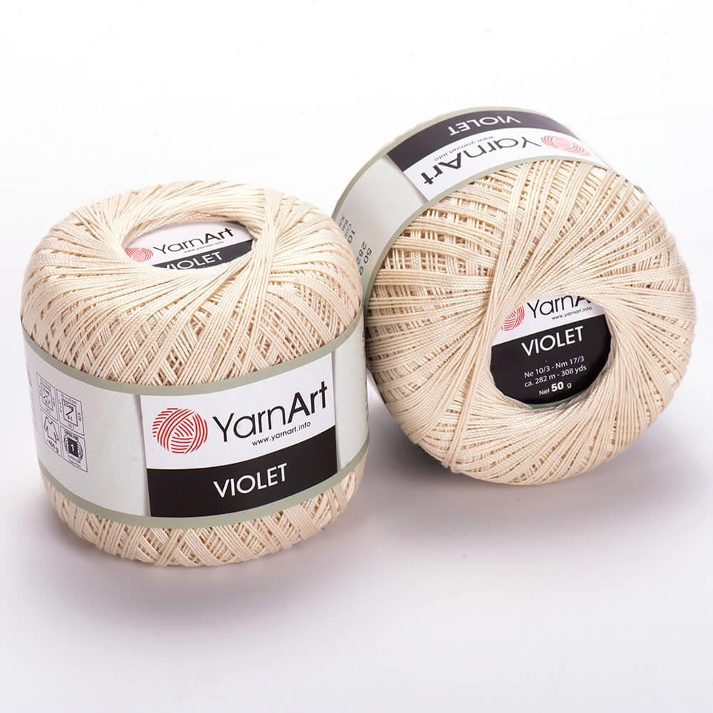 YarnArt Violet El Örgü İpliği 50gr 6194 Taş Beji  - 1 ADET