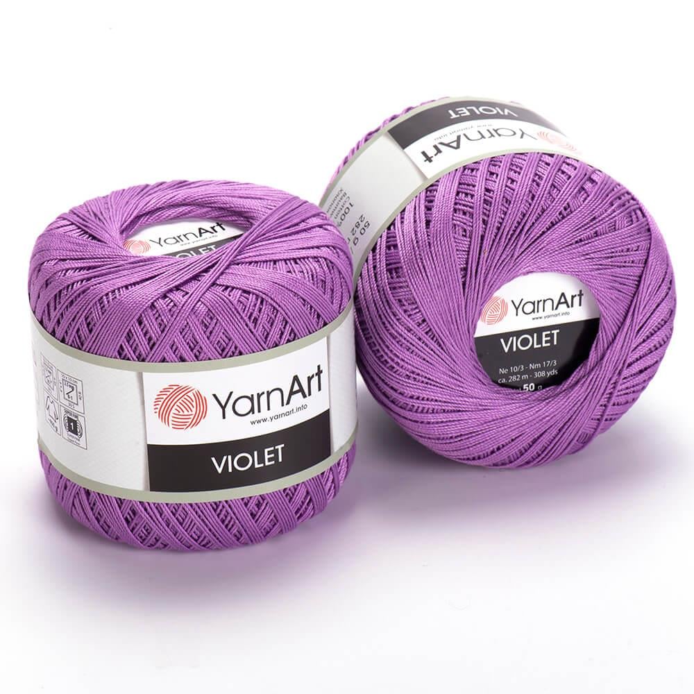 YarnArt Violet El Örgü İpliği 50gr 6309 Lila  - 1 ADET