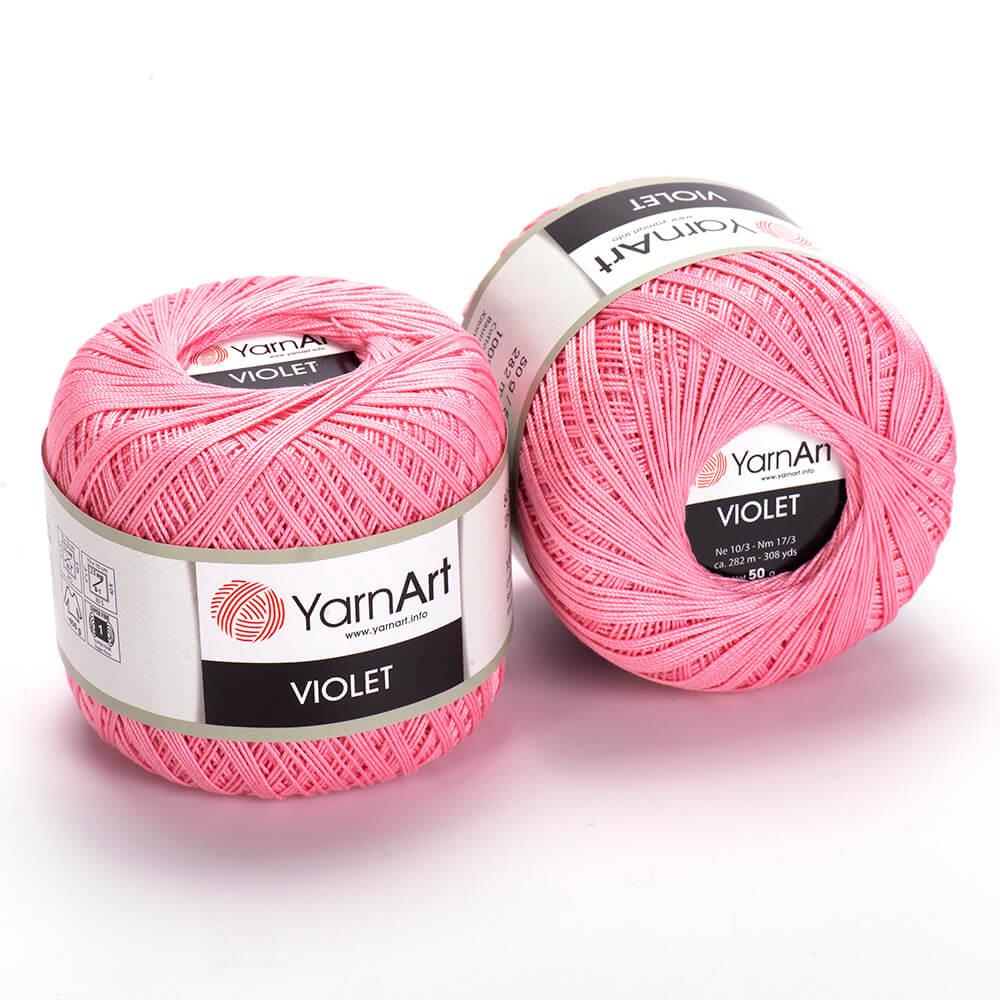 YarnArt Violet El Örgü İpliği 50gr 6313 Pembe  - 1 ADET