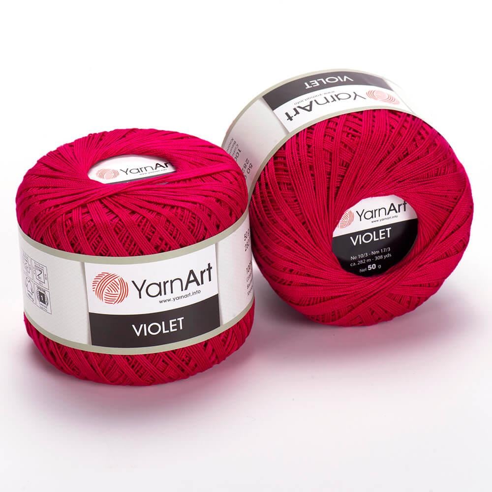 YarnArt Violet El Örgü İpliği 50gr 6358 Fuşya  - 1 ADET