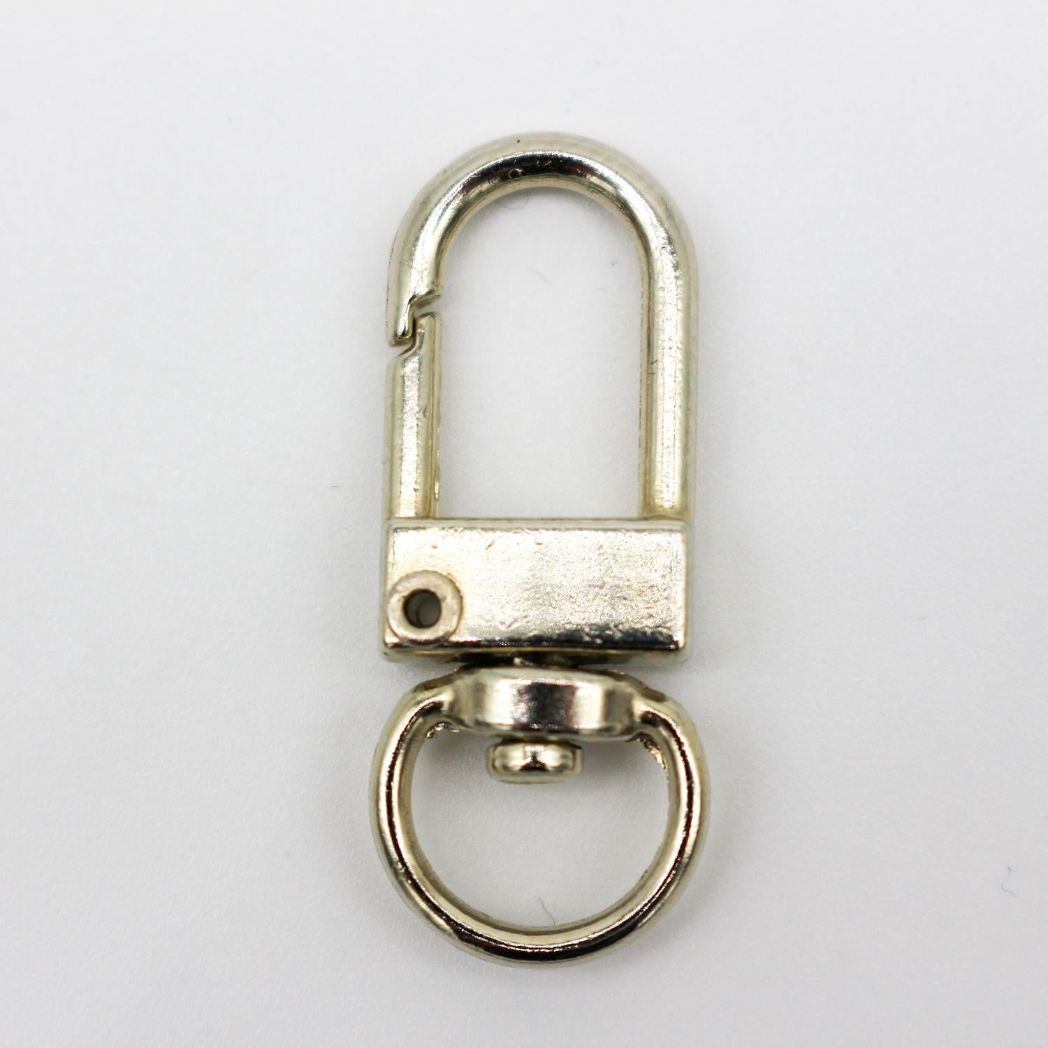 Yaylı Kanca Dip Yuvarlak 12mmx32mm Gümüş