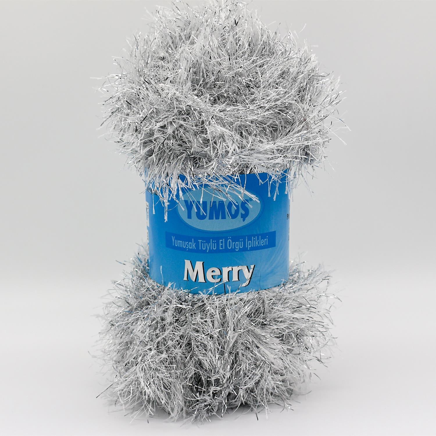 Yumoş Mery Simli Sakallı İp 80602 Gri