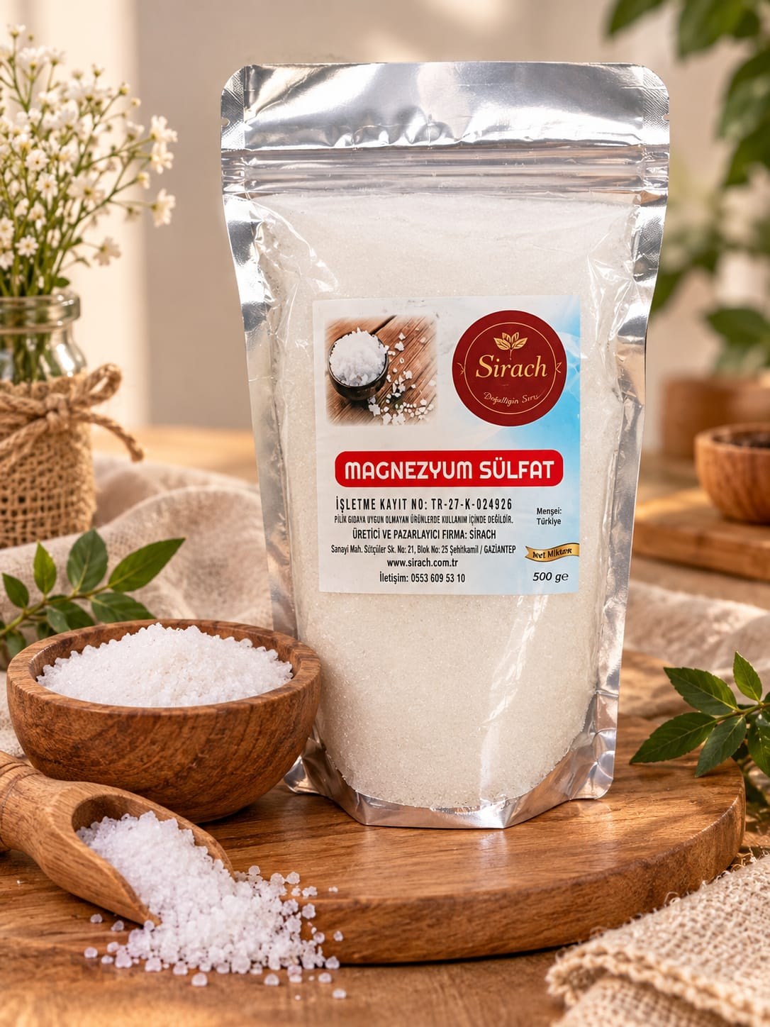 Magnezyum Sülfat (500 GR)
