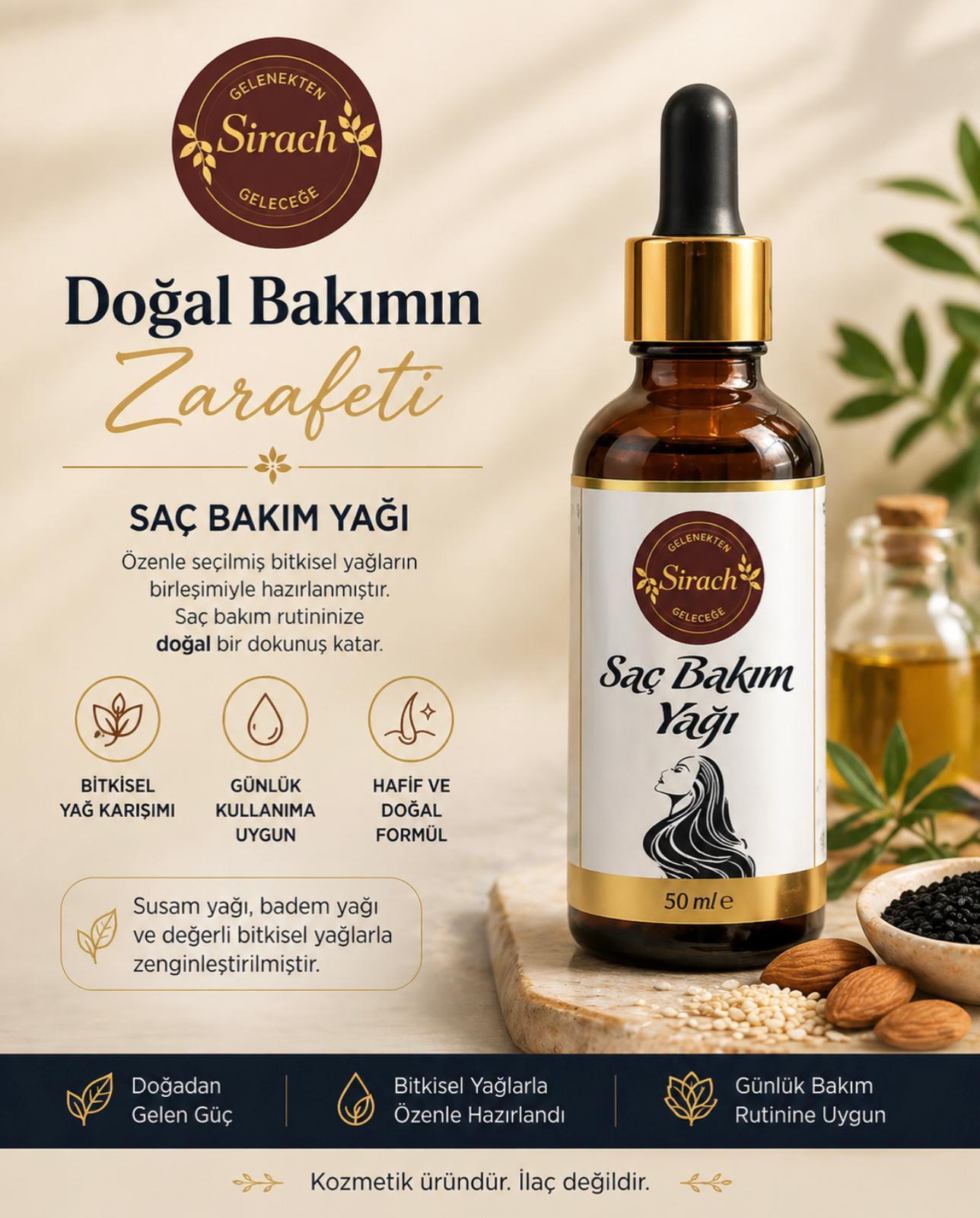 Saç Bakım Yağı (50 ML)