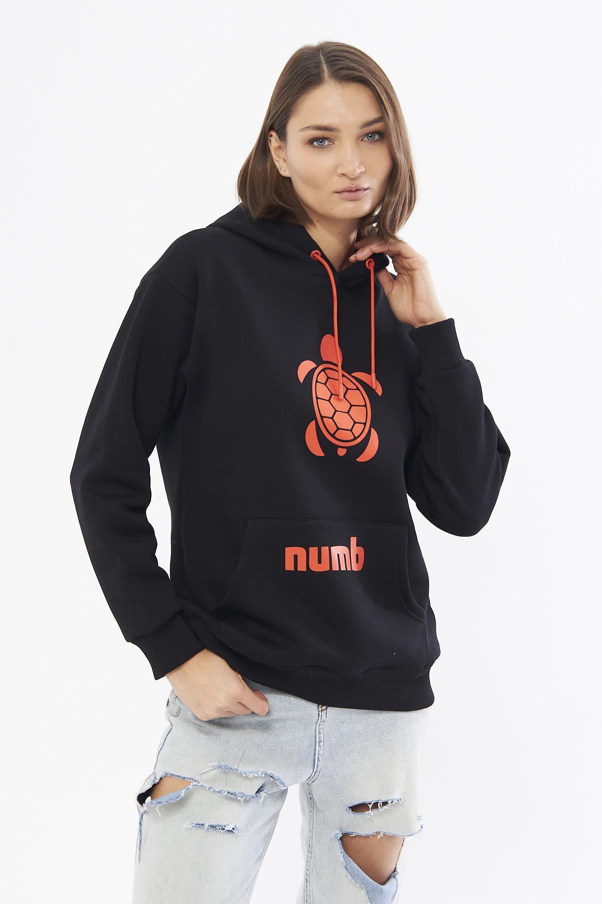 numb Original Siyah Hoodie
