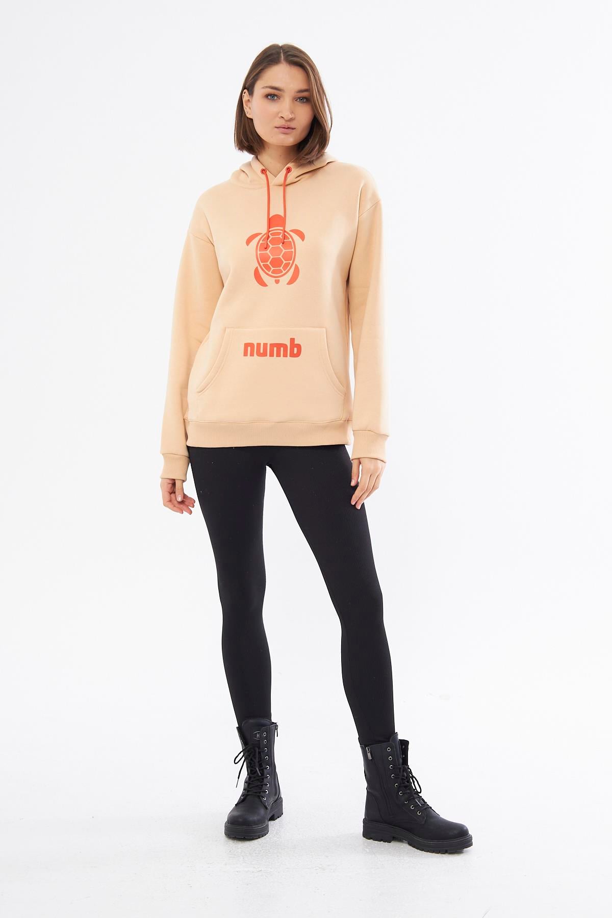 numb Original Bej Hoodie