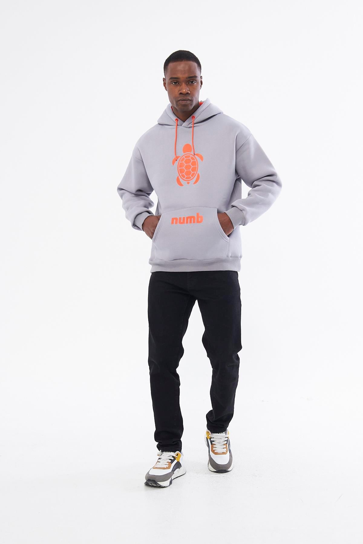 numb Original Gri Hoodie