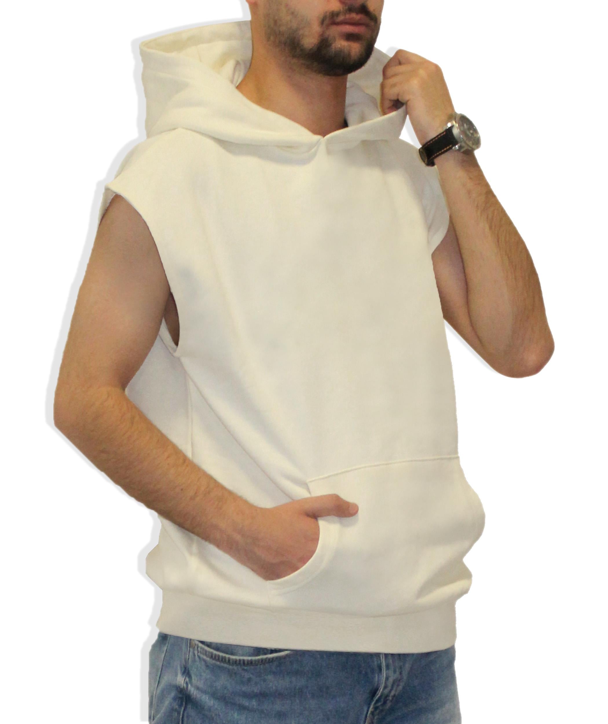 numb Original Krem Kolsuz Hoodie