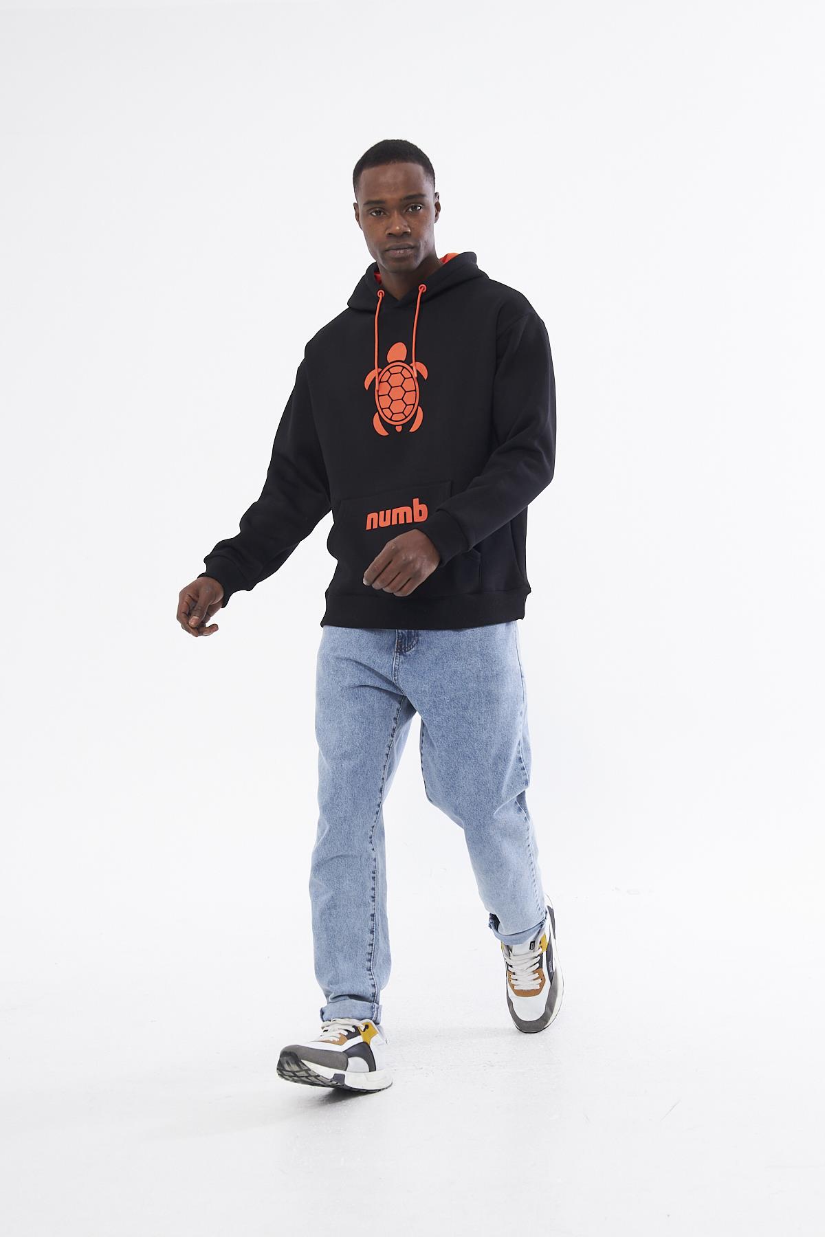 numb Original Siyah Hoodie