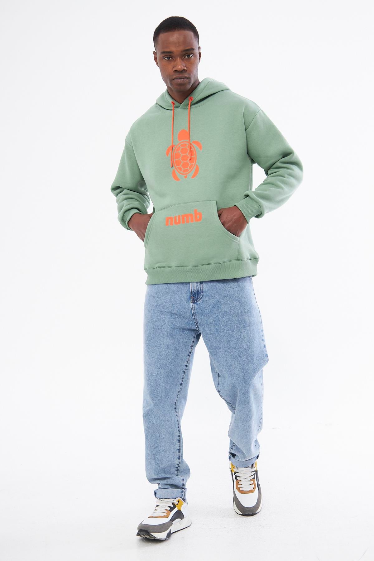 numb Original Yeşil Hoodie