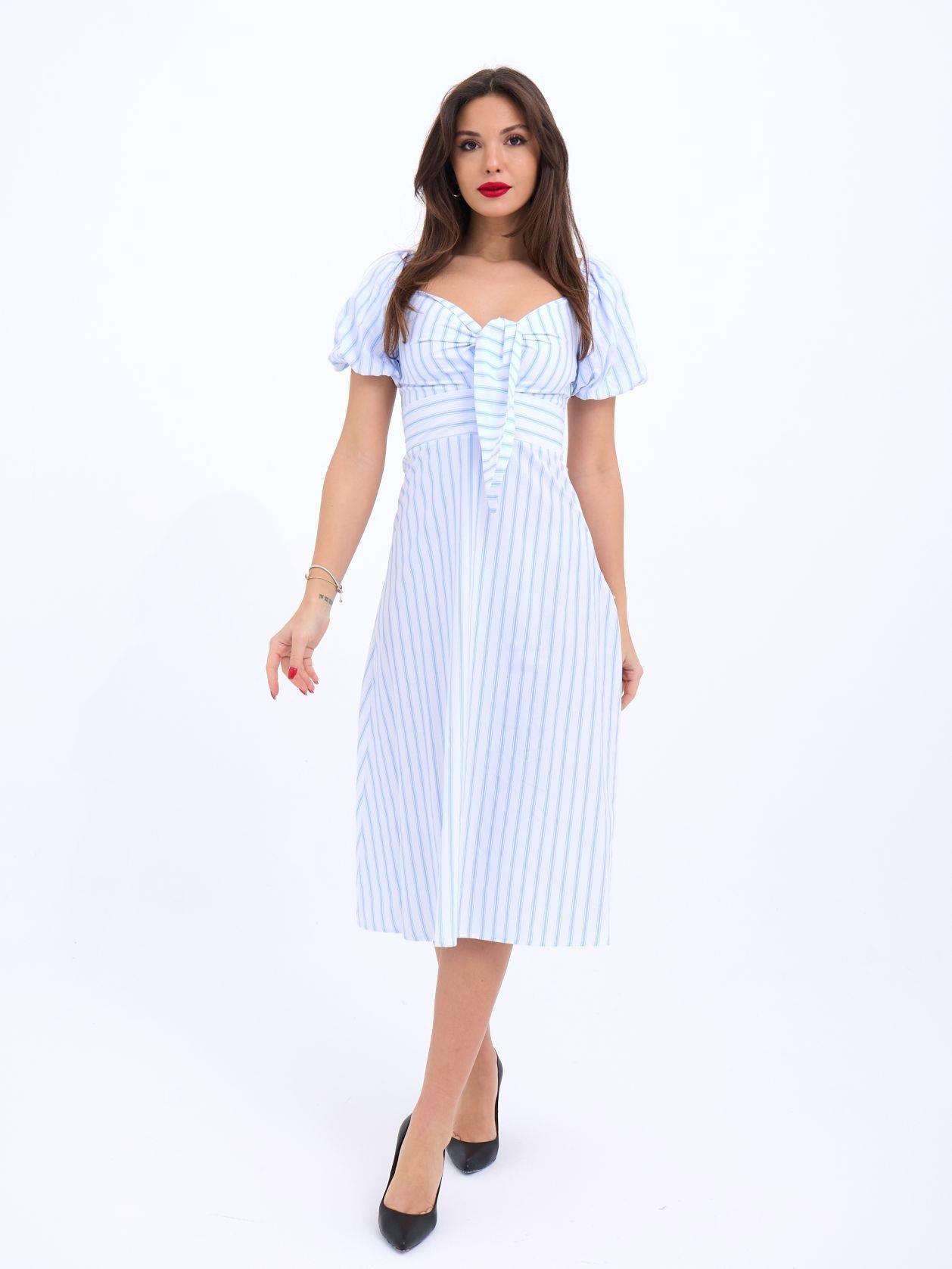 5948 ELBİSE-LOS ANGELES ÇİZGİLİ