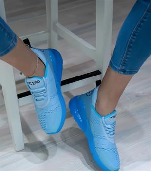 Unisex  bay bayan Nike Air 270 Spor Ayakkabı mavi