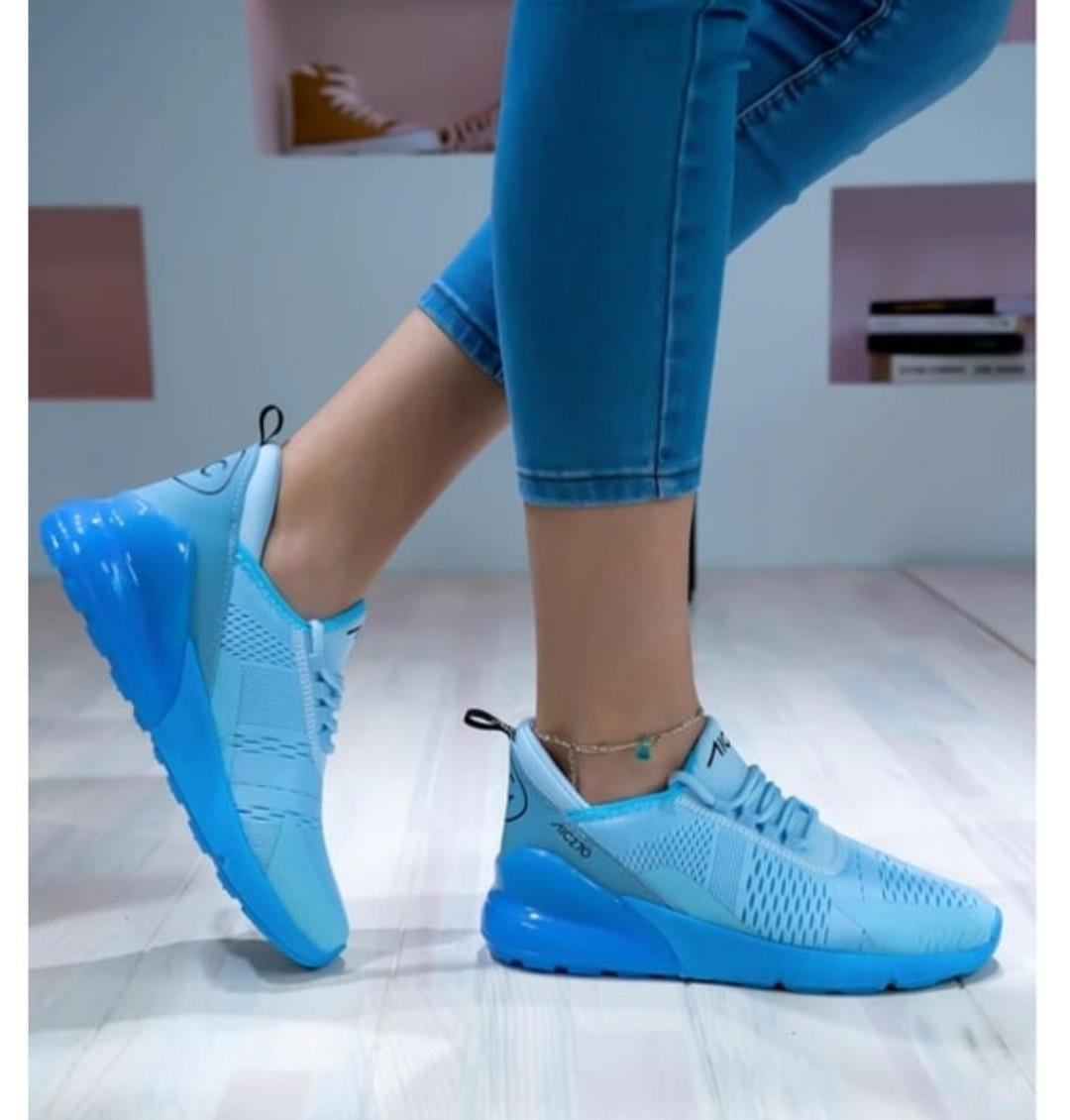 Bayan Spor ayakkabı Air 270 mavi